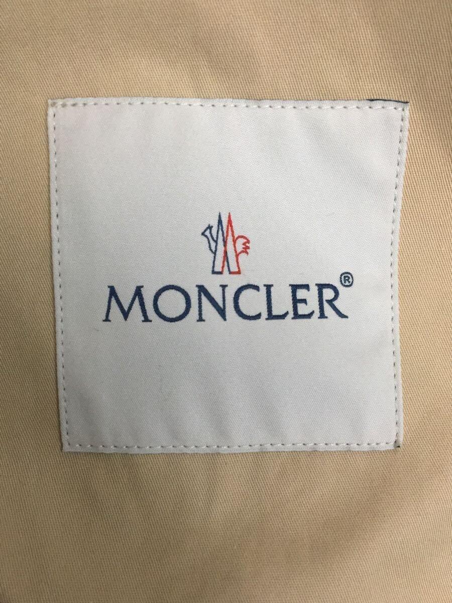 MONCLER◆トレンチコート/0/コットン/BEG/無地_画像3