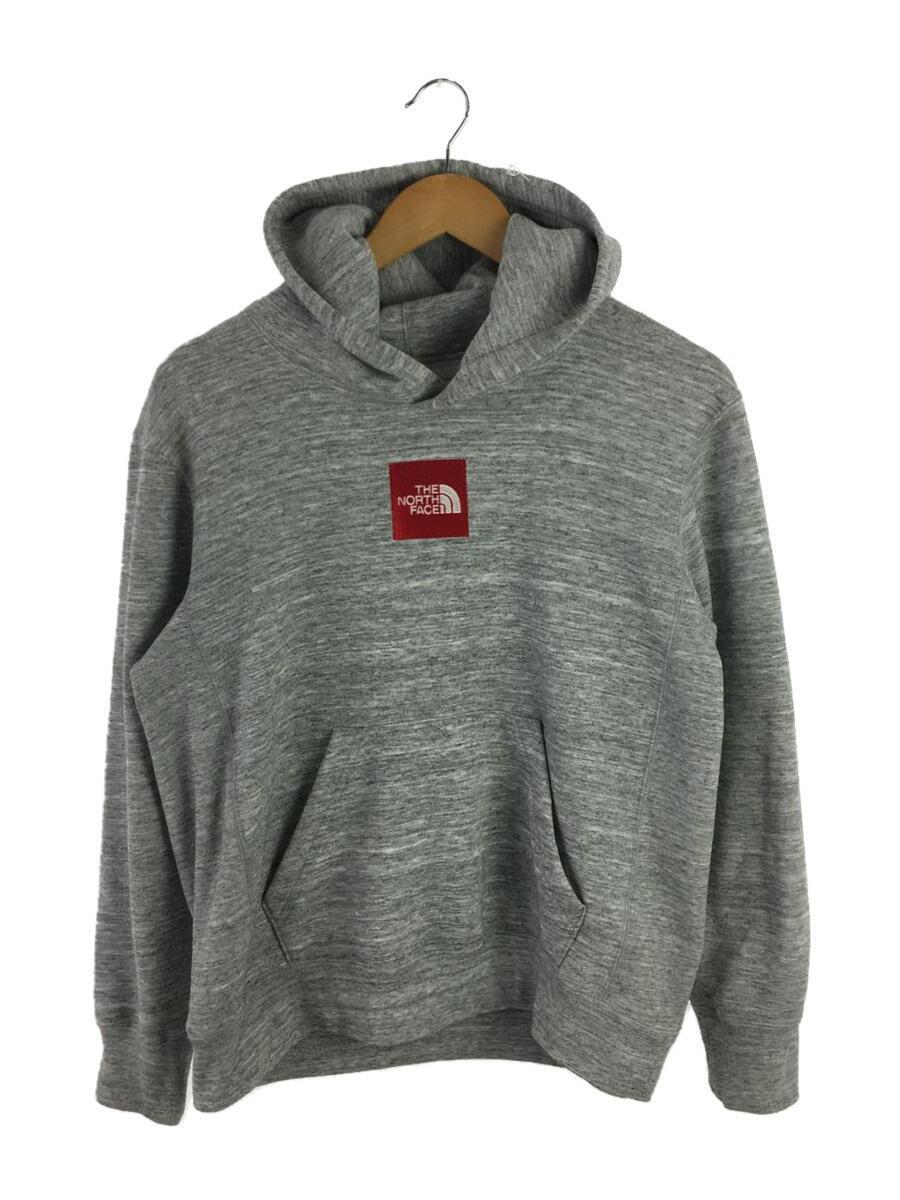 THE NORTH FACE◆HEATHER LOGO HOODIE/S/ポリエステル/GRY