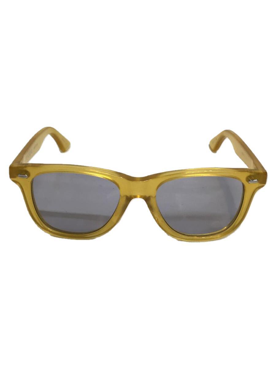 金子眼鏡◆サングラス/ウェリントン/プラスチック/YLW/メンズ/kcs-28