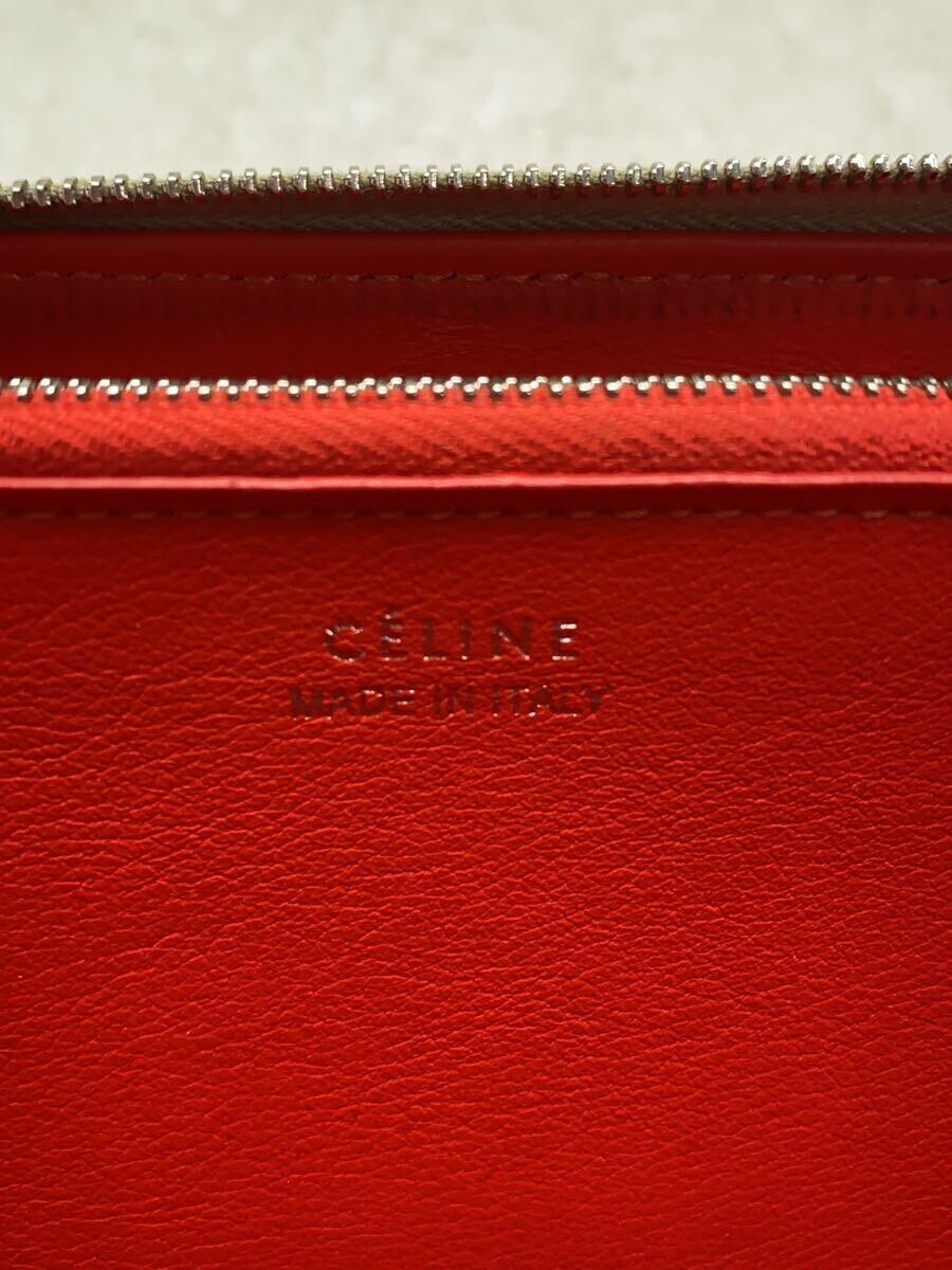 CELINE◇CELINE/セリーヌ/長財布/レザー/ベージュ/無地 CELINE◇CELINE/セリーヌ/長財布/レザー/ベージュ/無地