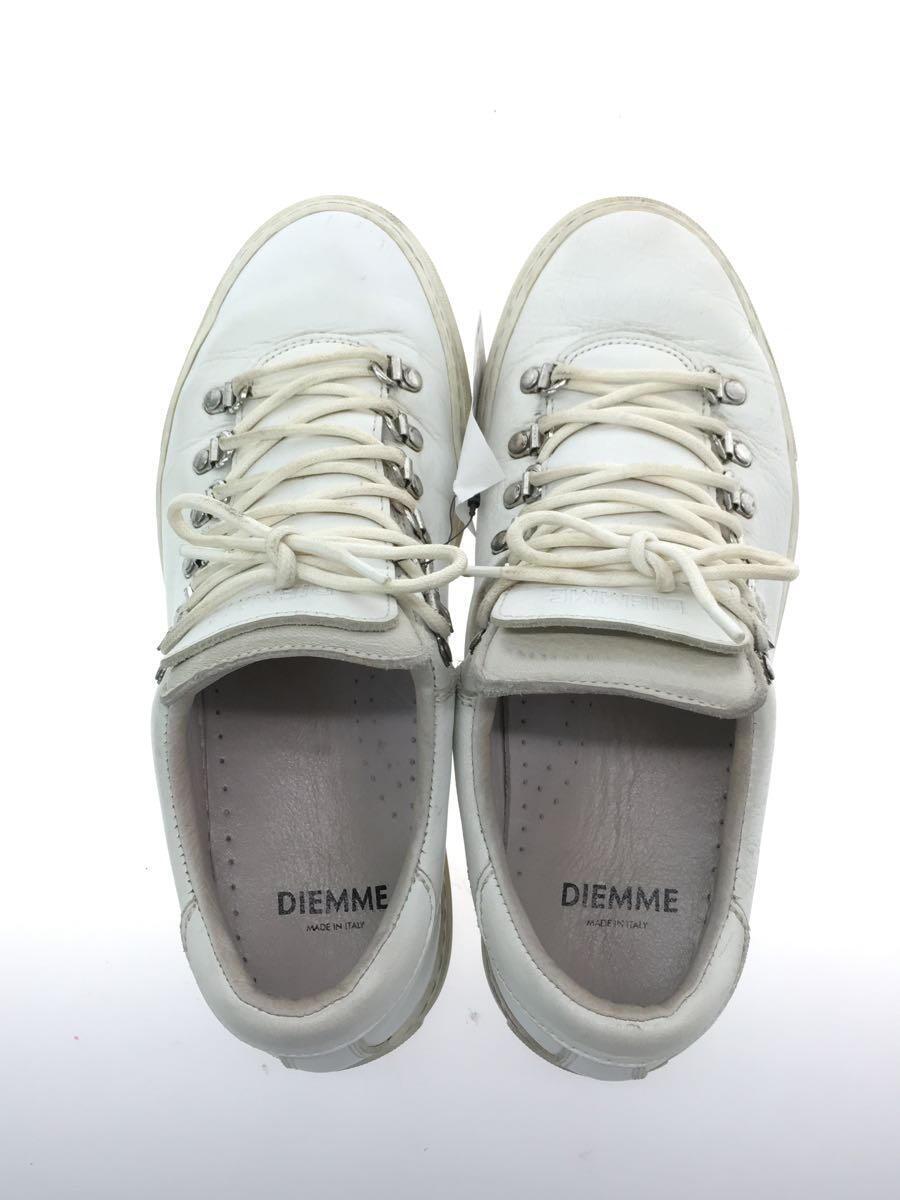 DIEMME◆ローカットスニーカー/25.5cm/WHT_画像3