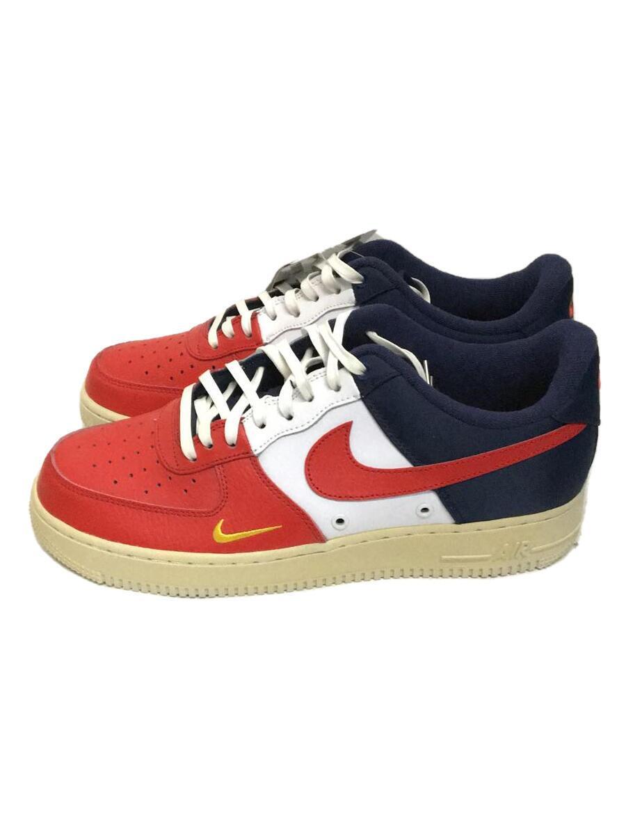NIKE◆AIR FORCE 1 07 LV8/エアフォース/レッド/823511-601/27.5cm/RED