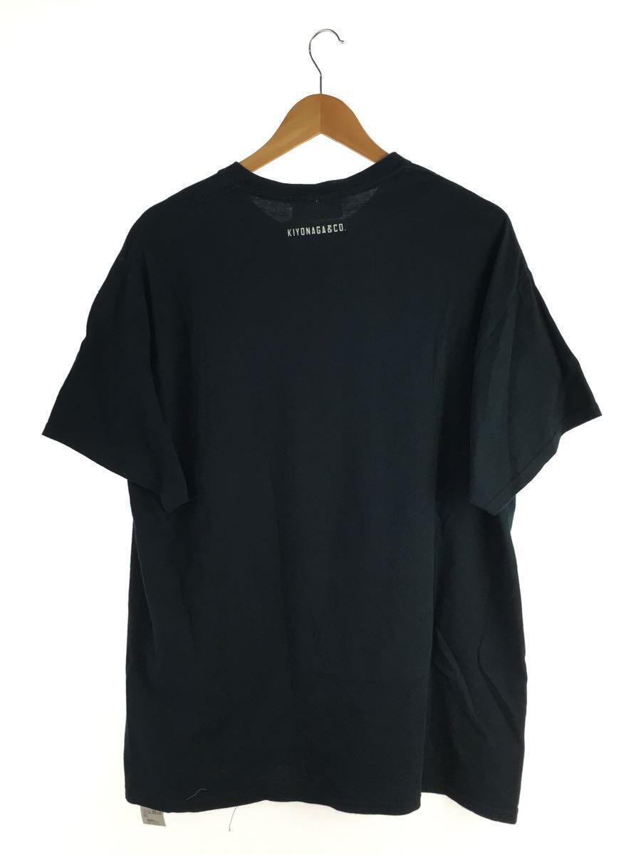 KIYONAGA&CO◆Tシャツ/XL/コットン/BLK/無地/K-000017_画像2