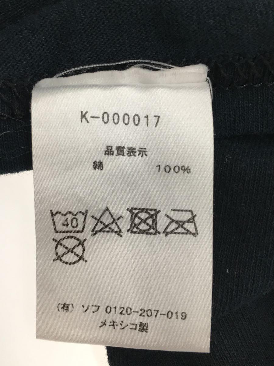 KIYONAGA&CO◆Tシャツ/XL/コットン/BLK/無地/K-000017_画像4