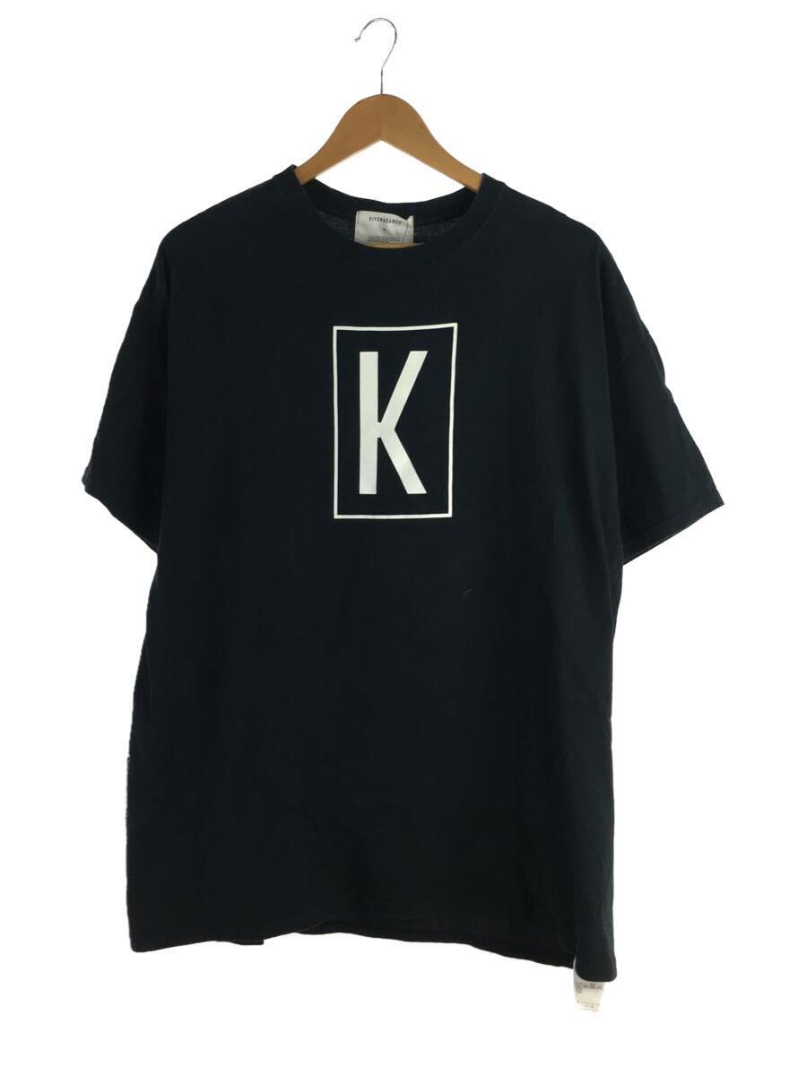 KIYONAGA&CO◆Tシャツ/XL/コットン/BLK/無地/K-000017_画像1