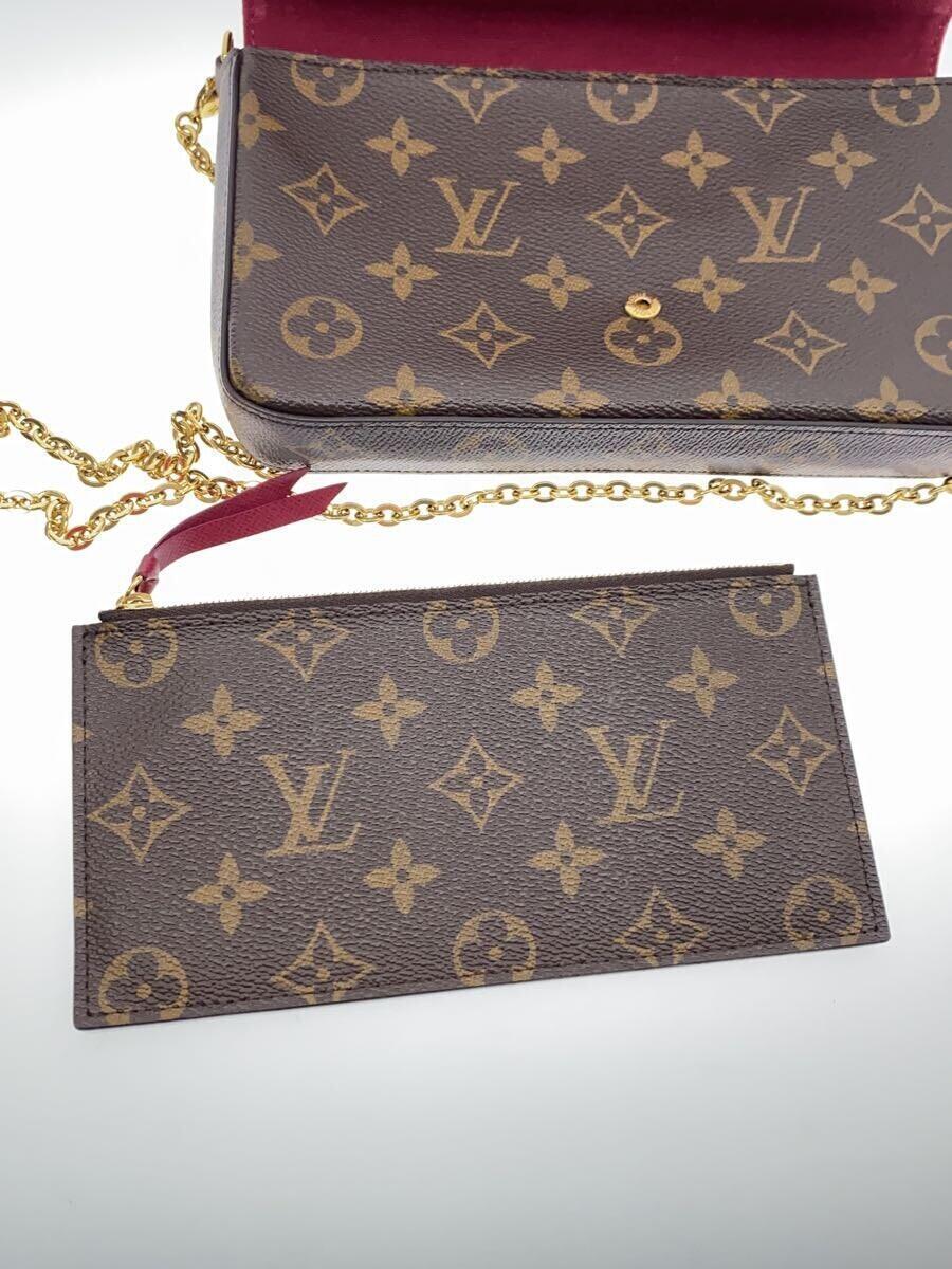 LOUIS VUITTON◆ポシェット・フェリシー_モノグラム・キャンバス_BRW/PVC/M61276/CA4260_画像7