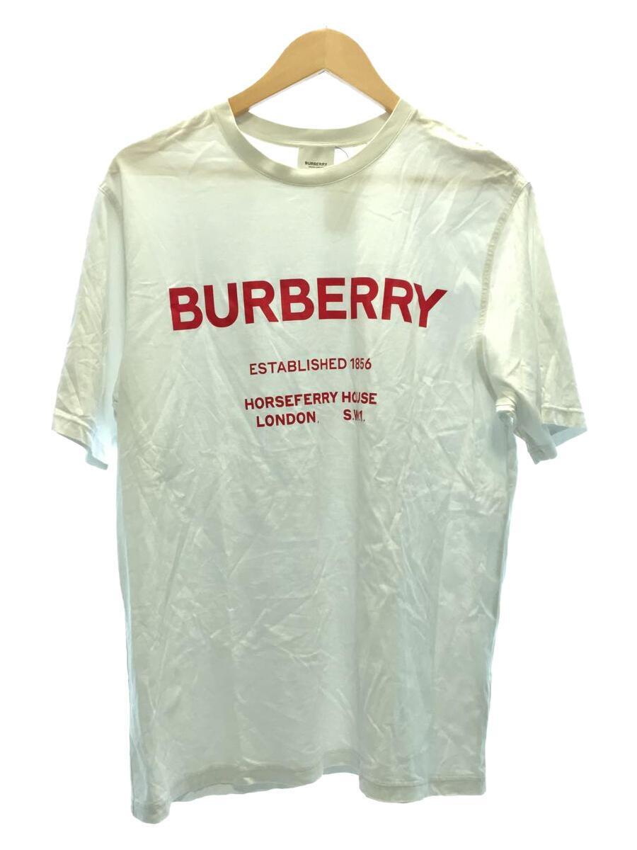 BURBERRY◆Tシャツ/M/コットン/WHT/プリント