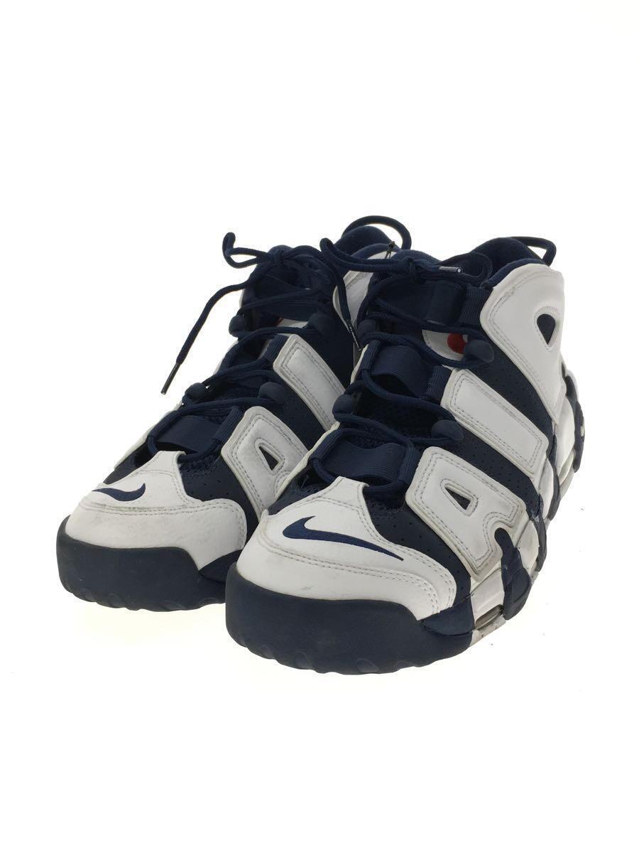 NIKE◆AIR MORE UPTEMPO/エアモアアップテンポ/ホワイト/414962-104/29cm/WHT/レザー_画像2