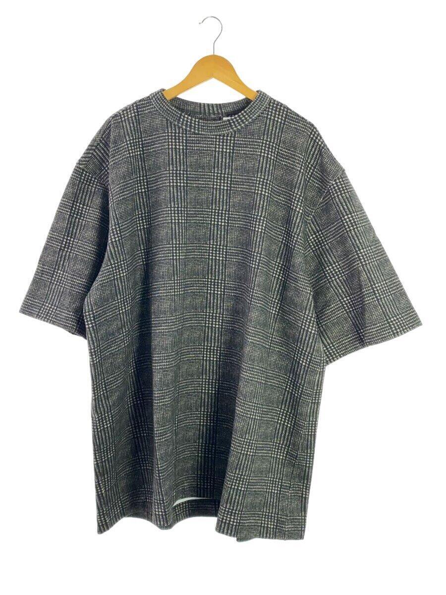 DRIES VAN NOTEN◆タグ付 23SS Oversized Short Sleeve Sweatshirt S コットン GRY_画像1