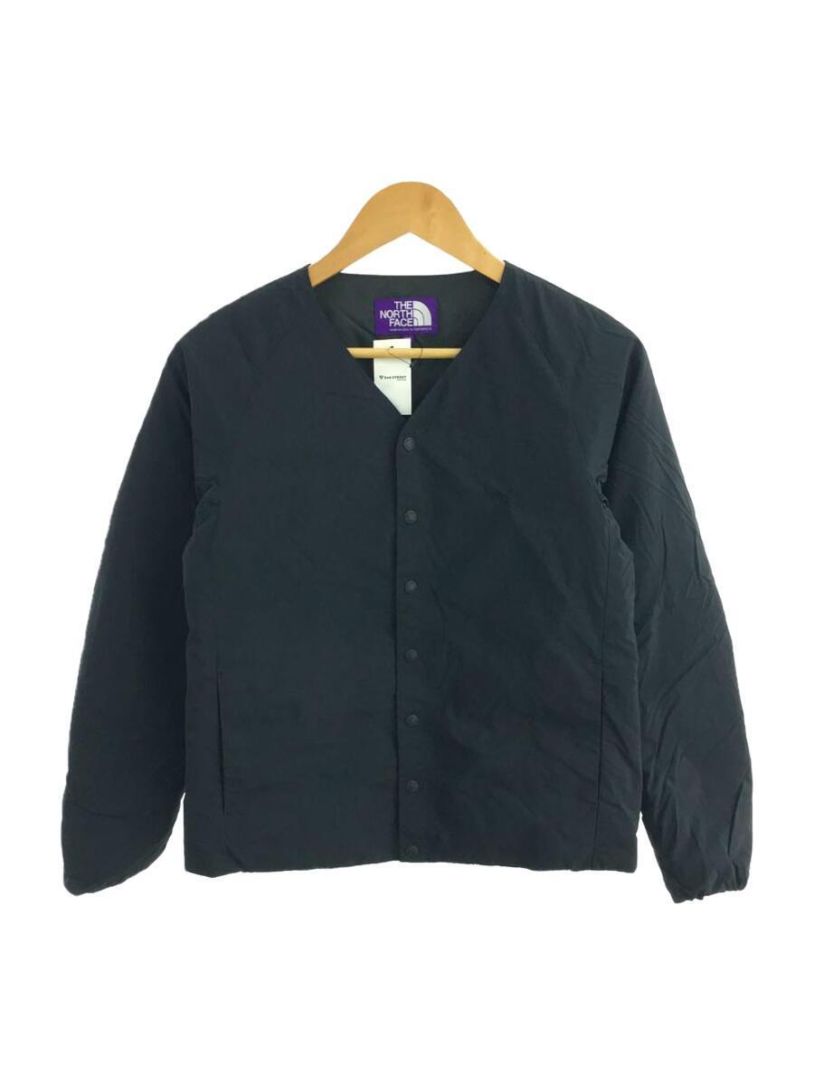 THE NORTH FACE PURPLE LABEL◆DOWN CARDIGAN/S/ナイロン/BLK