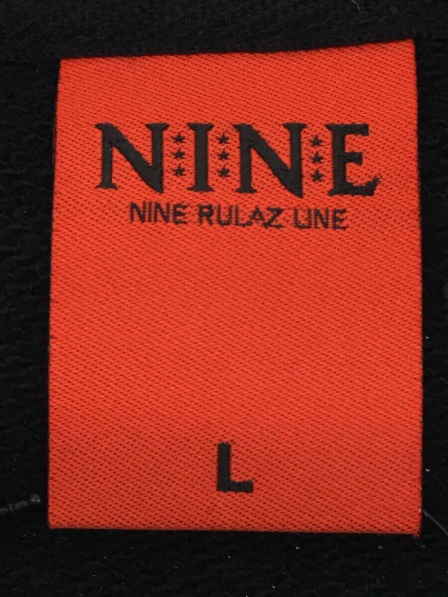NINE RULAZ LINE◆パーカー/L/コットン/NRSS17-009/YOUR HYPE WILL NEVER LAST/使用感有_画像3