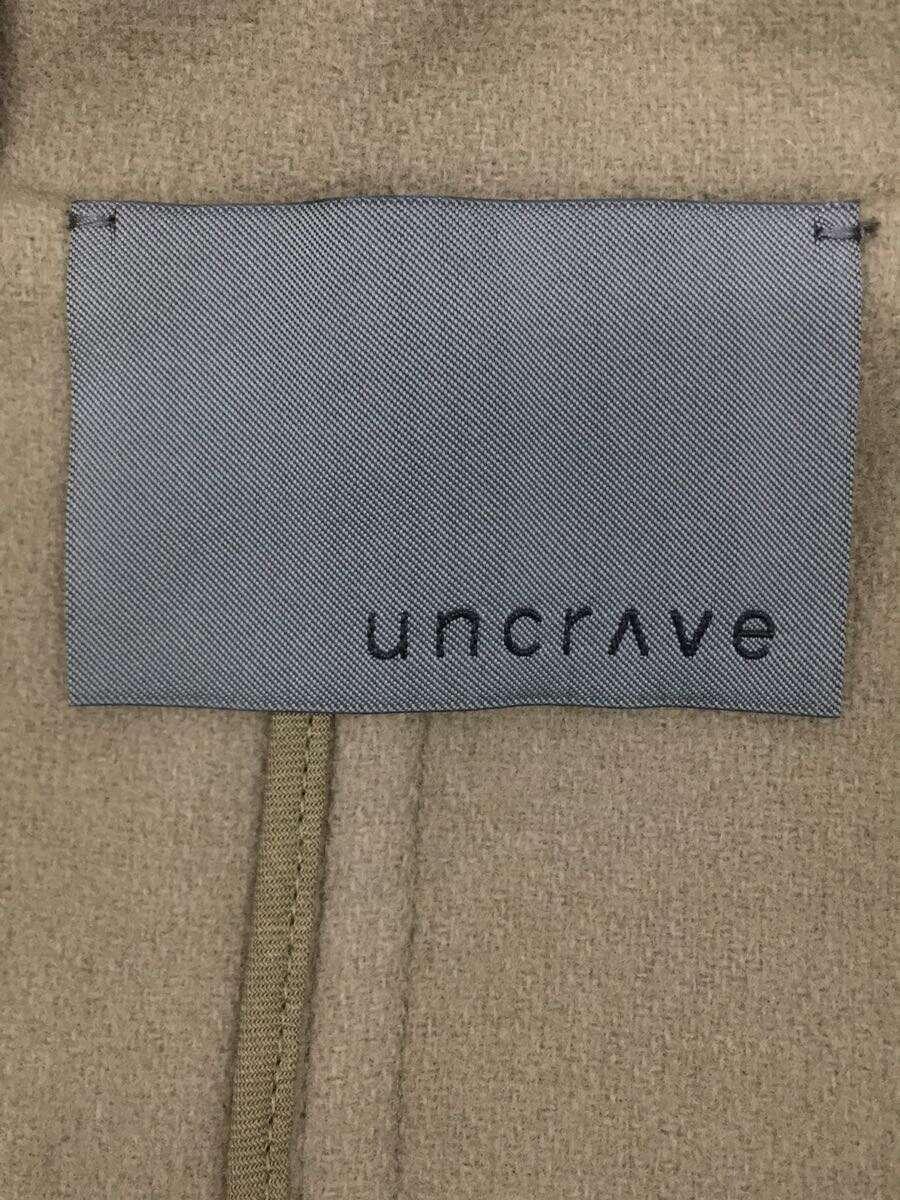 uncrave◆プルーフメルトン ダッフルコート/1/ウール/KHK/無地/COUVIW0500_画像3