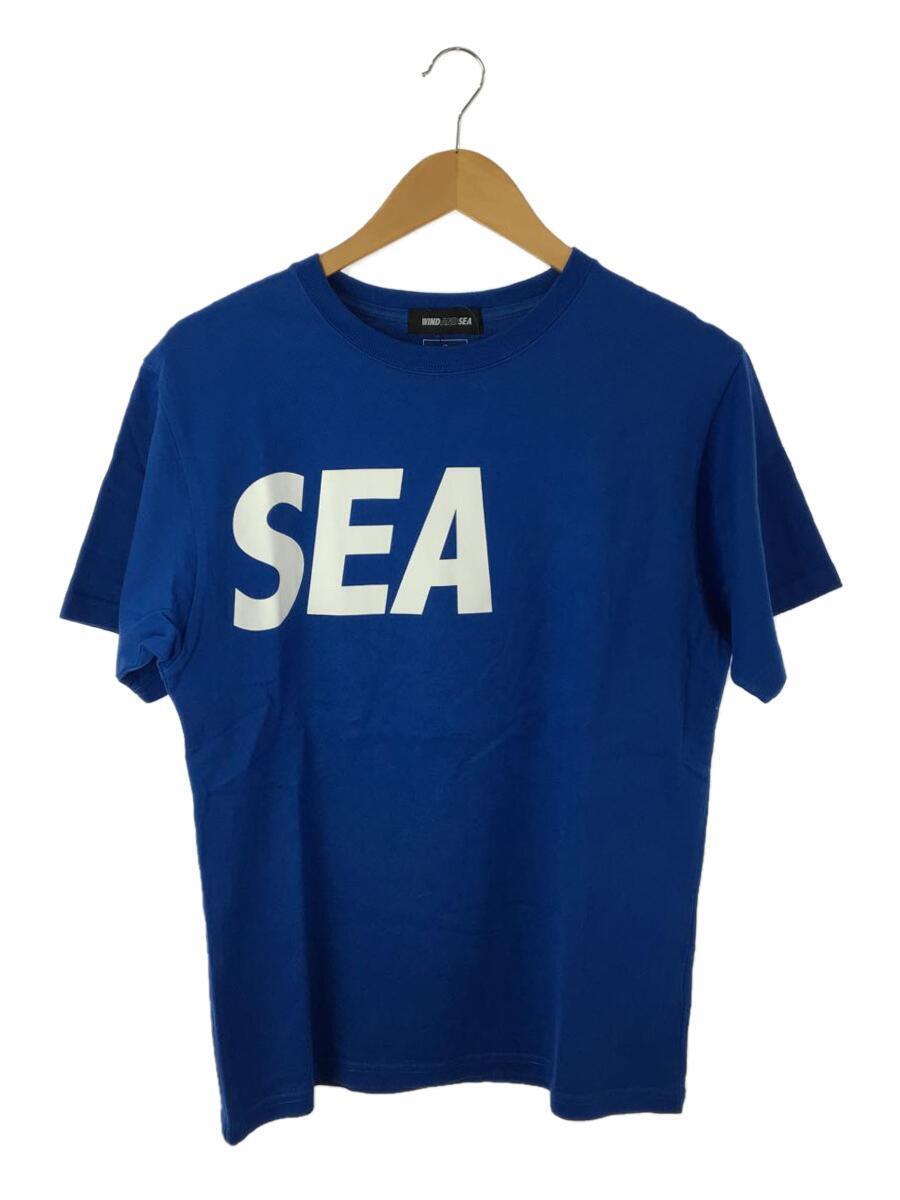 F.C.R.B.(F.C.Real Bristol)◆Tシャツ/M/コットン/BLU/FCRB-192121/×WIND AND SEA/SUPPORTER TEE