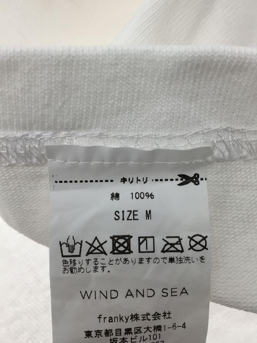 WIND AND SEA◆Tシャツ/M/コットン/WHT/WDS-0-SLV-23-AP-Q1-09/WIND AND SEA ALIVE TEE_画像4