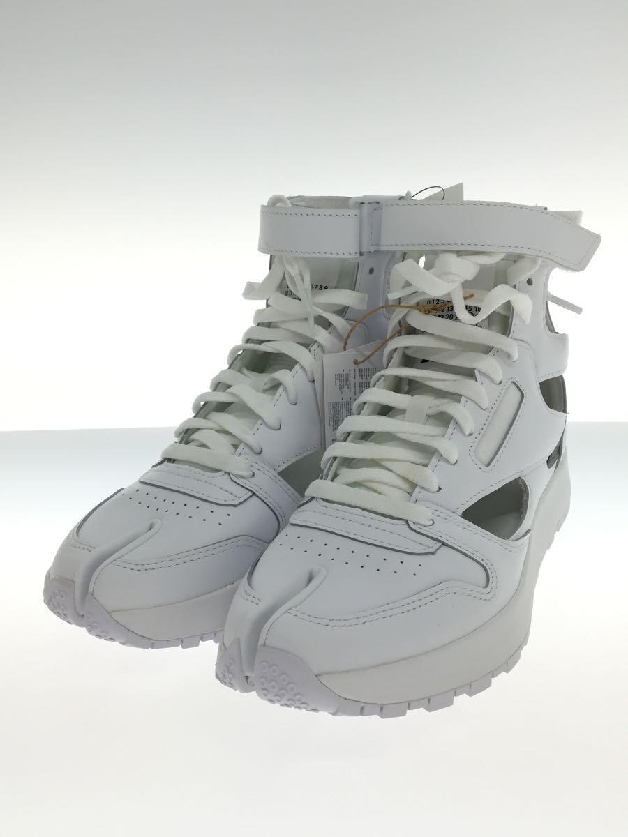 Maison Margiela◆CLASSIC LEATHER TABI HIGH/ハイカットスニーカー/25.5cm/WHT/GX5040_画像2