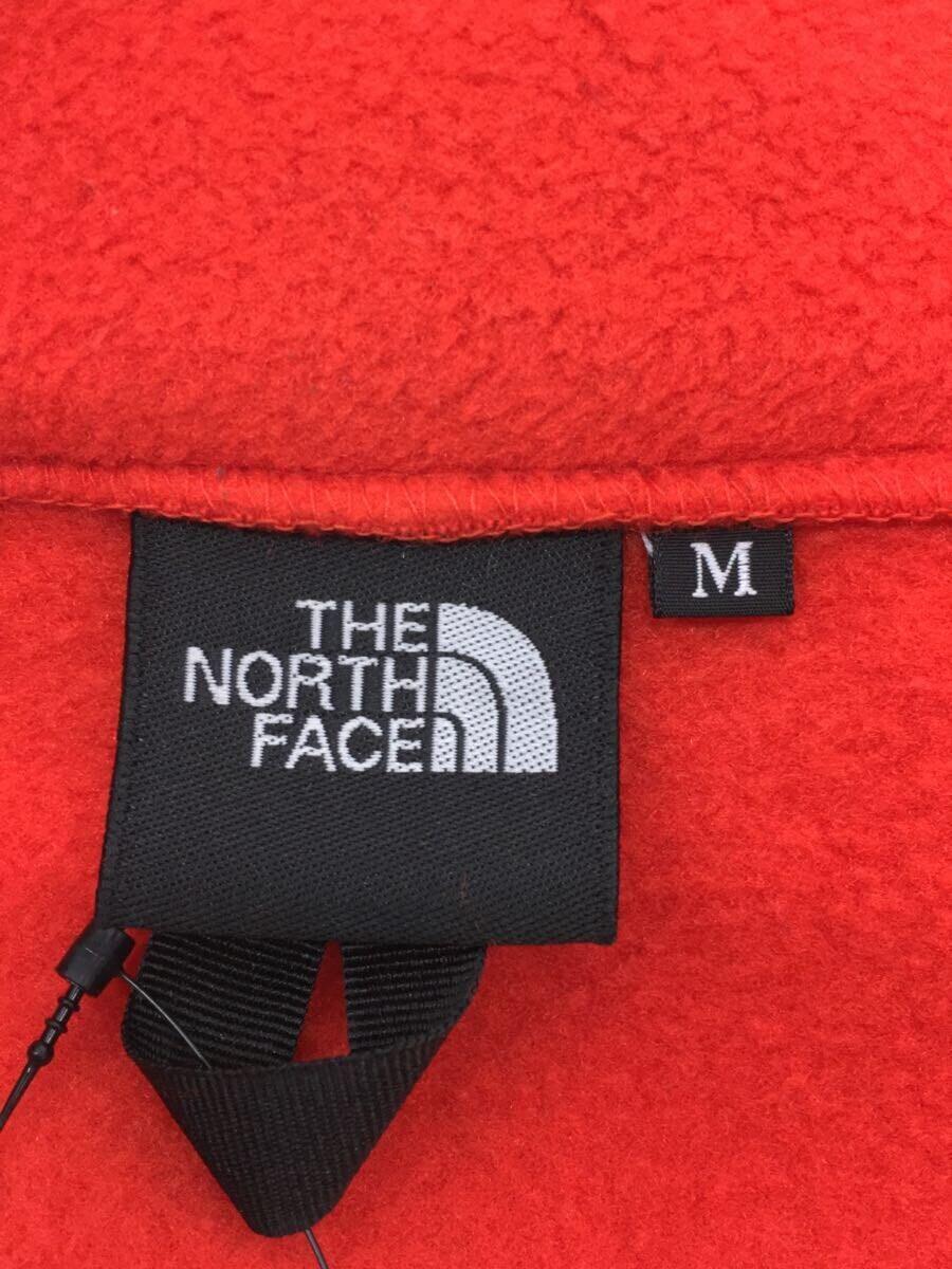 THE NORTH FACE◆DENALI JACKET_デナリジャケット/M/ポリエステル/RED/無地_画像3