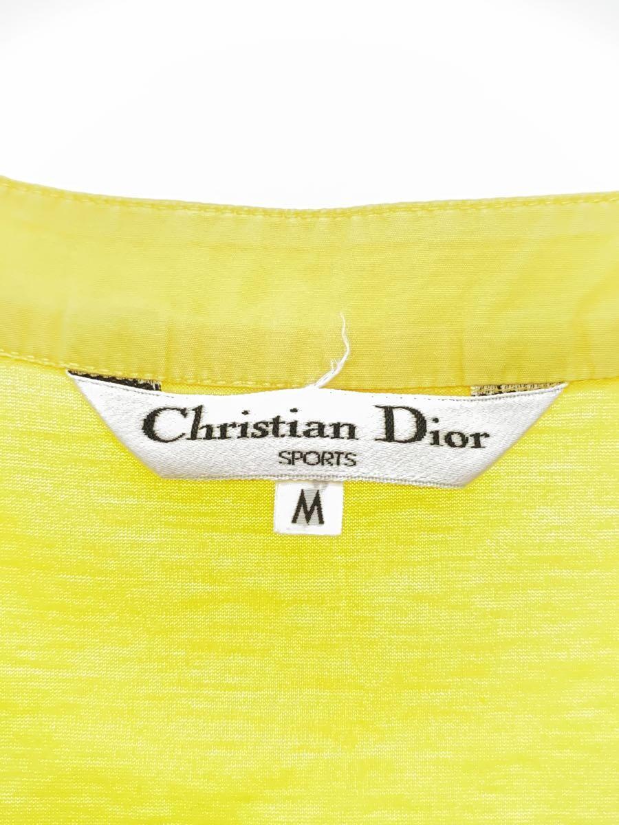 Christian Dior◆ノースリーブブラウス/M/コットン/YLW_画像3