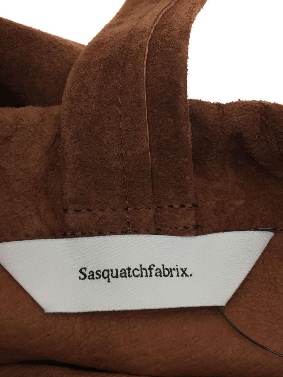 Sasquatchfabrix.◆巾着バッグ/ポーチ/スウェード/BRW/無地_画像5
