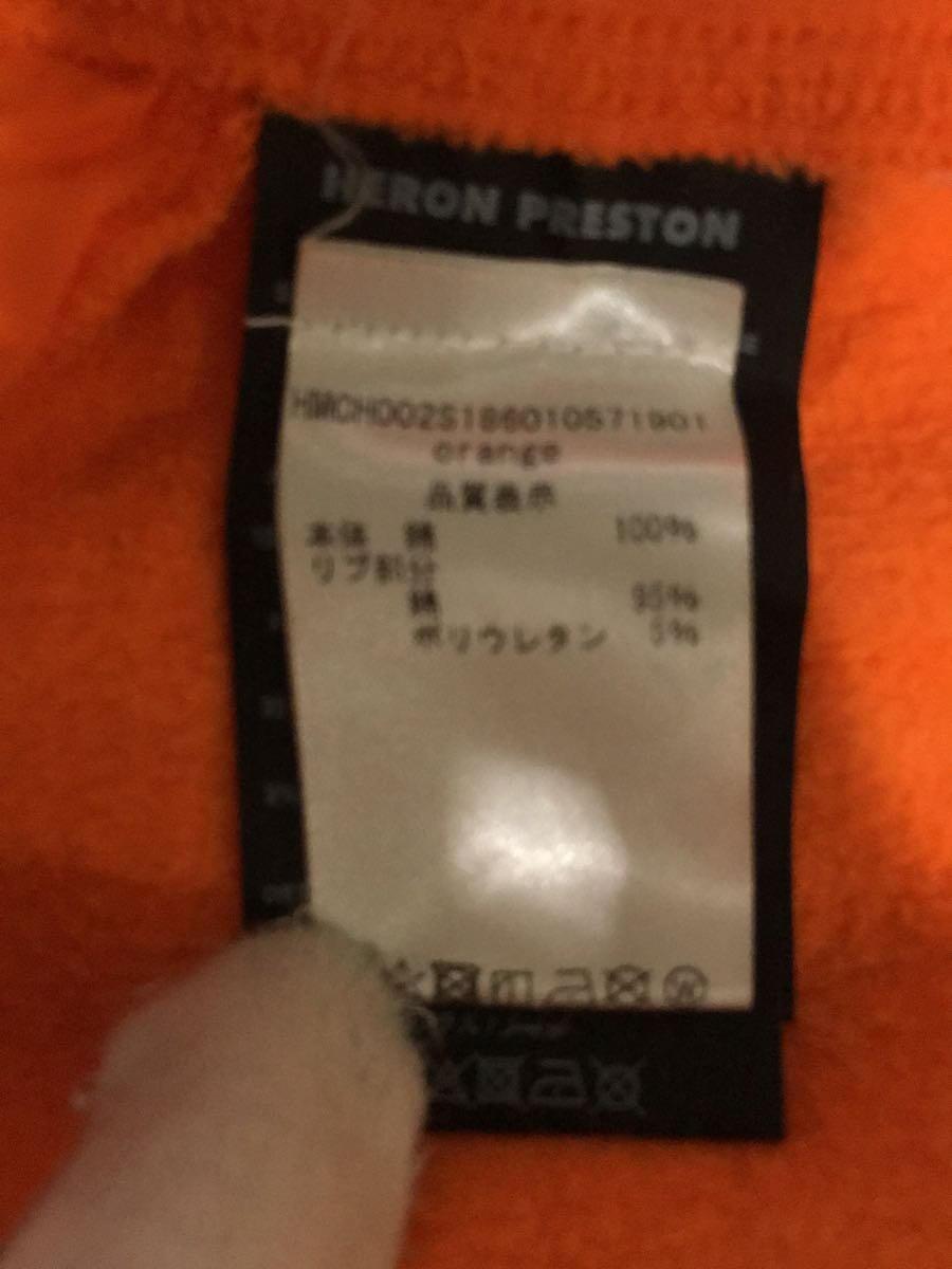 HERON PRESTON◆ボトム/L/コットン/オレンジ/hmch002s186010571901_画像4