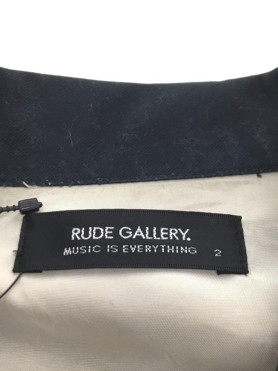 RUDE GALLERY◆ブルゾン/2/コットン/BLK_画像3