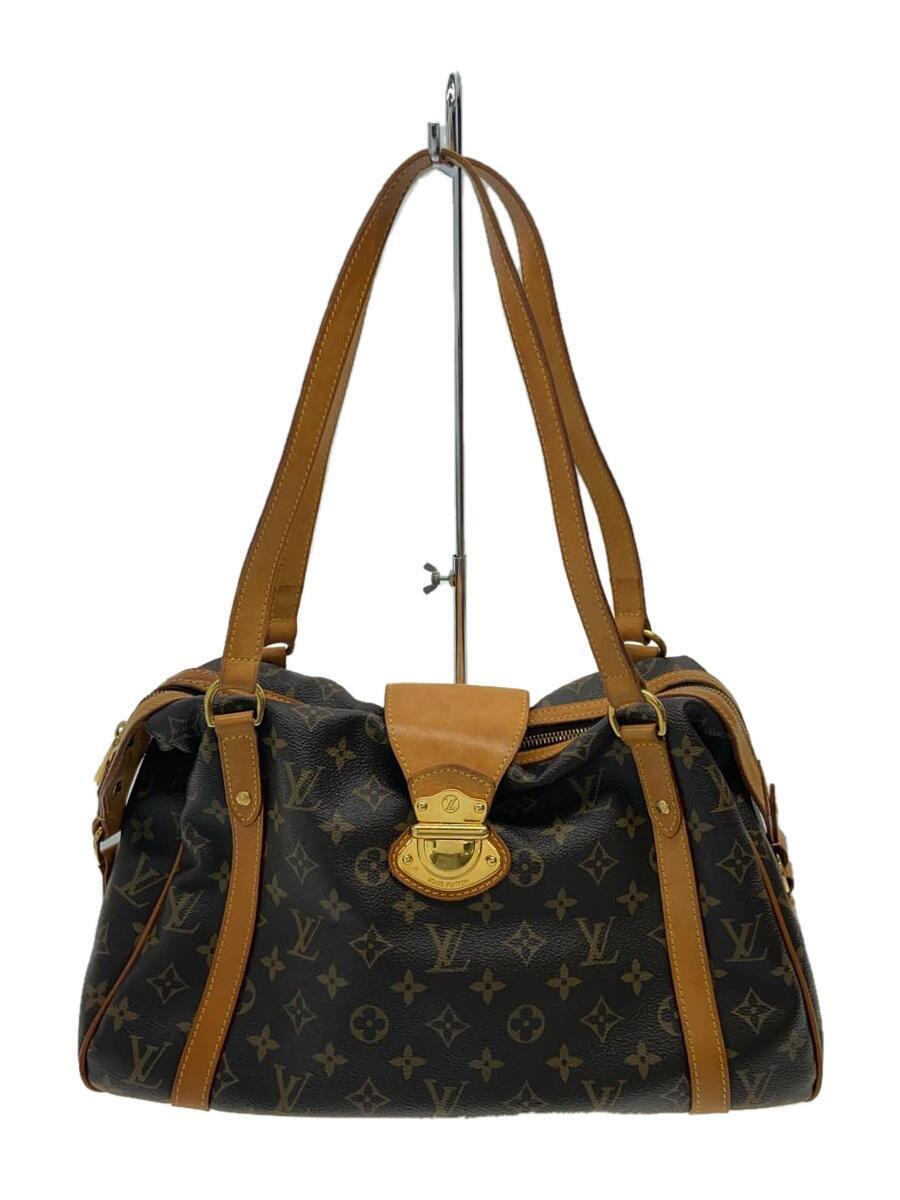 LOUIS VUITTON◆ストレーザGM_モノグラム・キャンバス_BRW/PVC/BRW_画像1