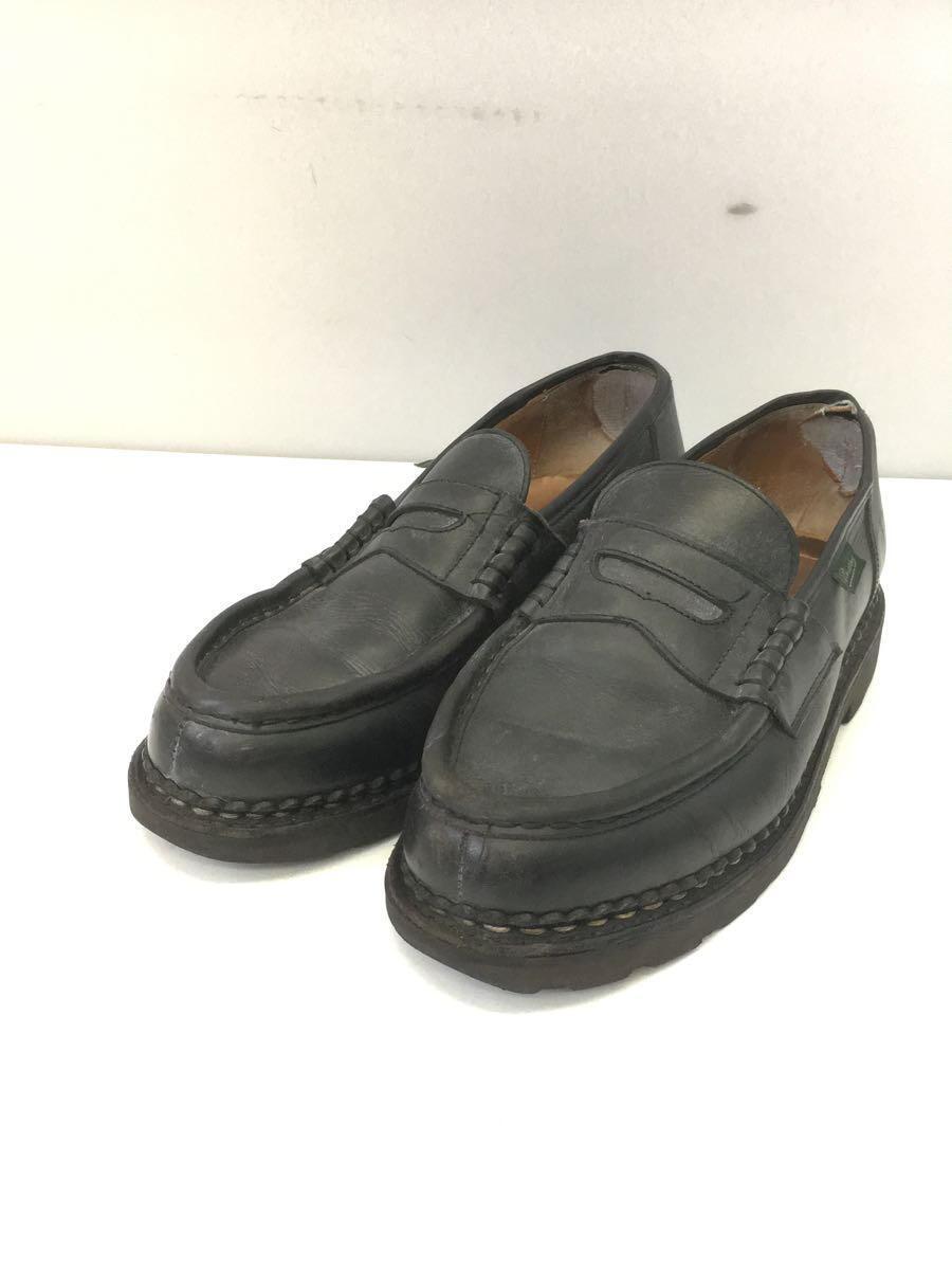 Paraboot◆ローファー/UK6.5/BLK/レザー/45575_画像2