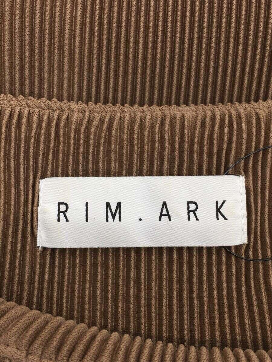 RIM.ARK◆Classy flare sleeve dress/36/BRW/460DSL33-0320/ホツレ有_画像3