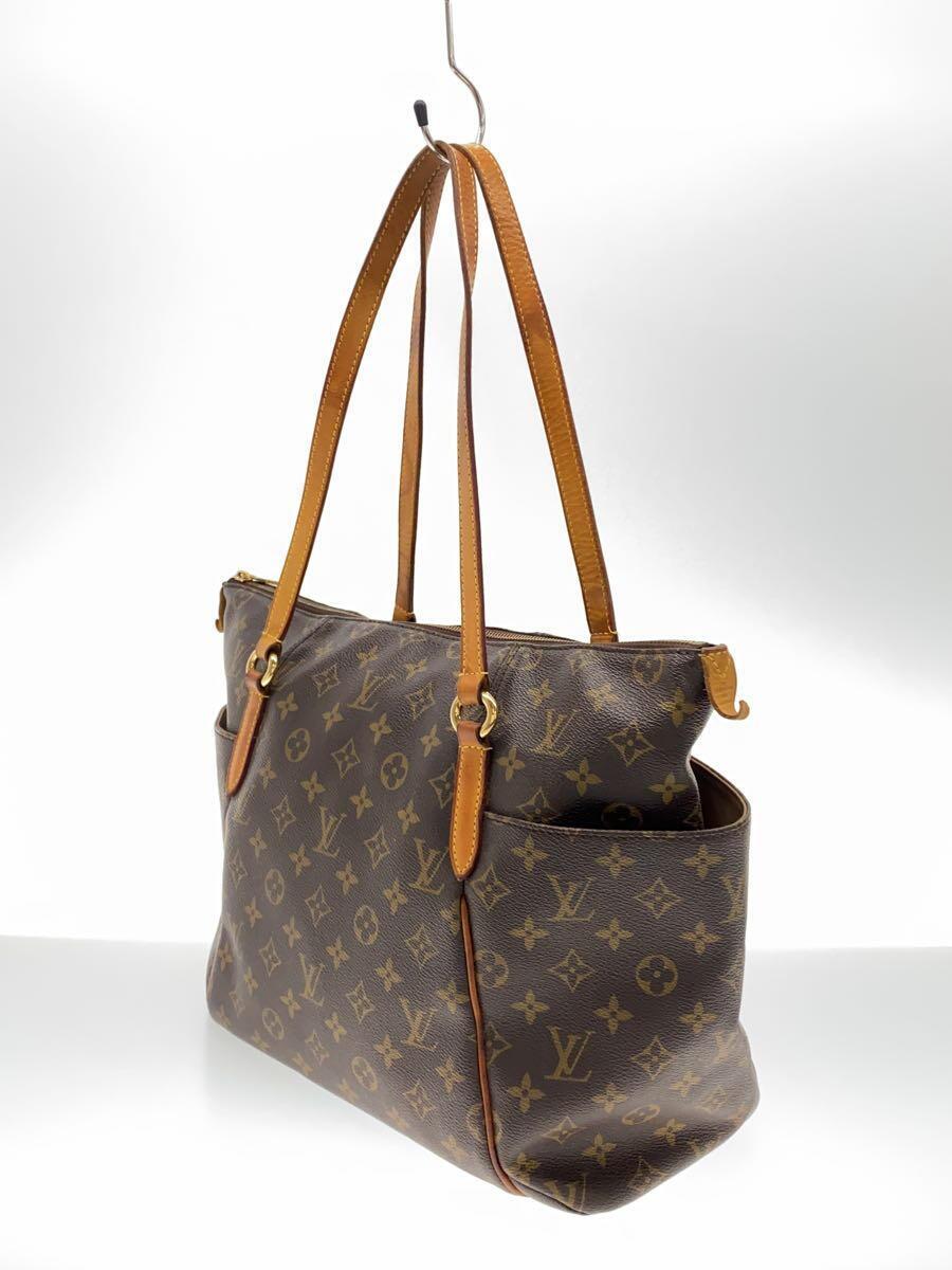 LOUIS VUITTON◆トータリーMM_モノグラム・キャンバス_BRW/PVC/BRW_画像2