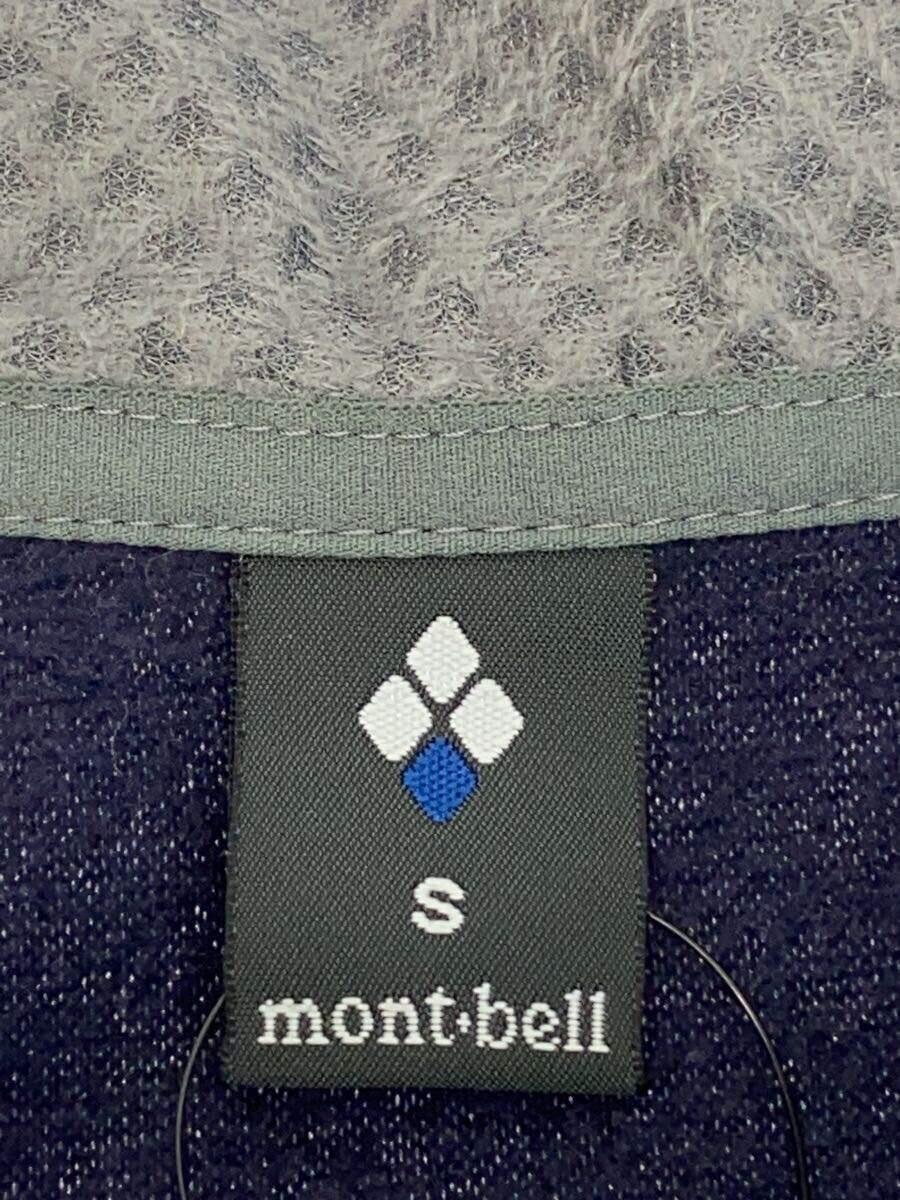 mont-bell◆クリマプラス100 ジップベスト/S/ポリエステル/NVY/無地_画像3