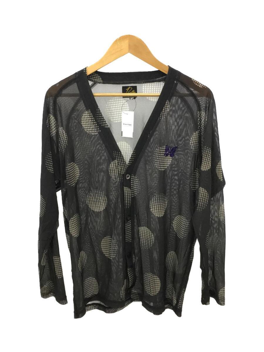 最も Needles◇V Neck Cardigan/Poly Mesh/カーディガン(薄手)/M