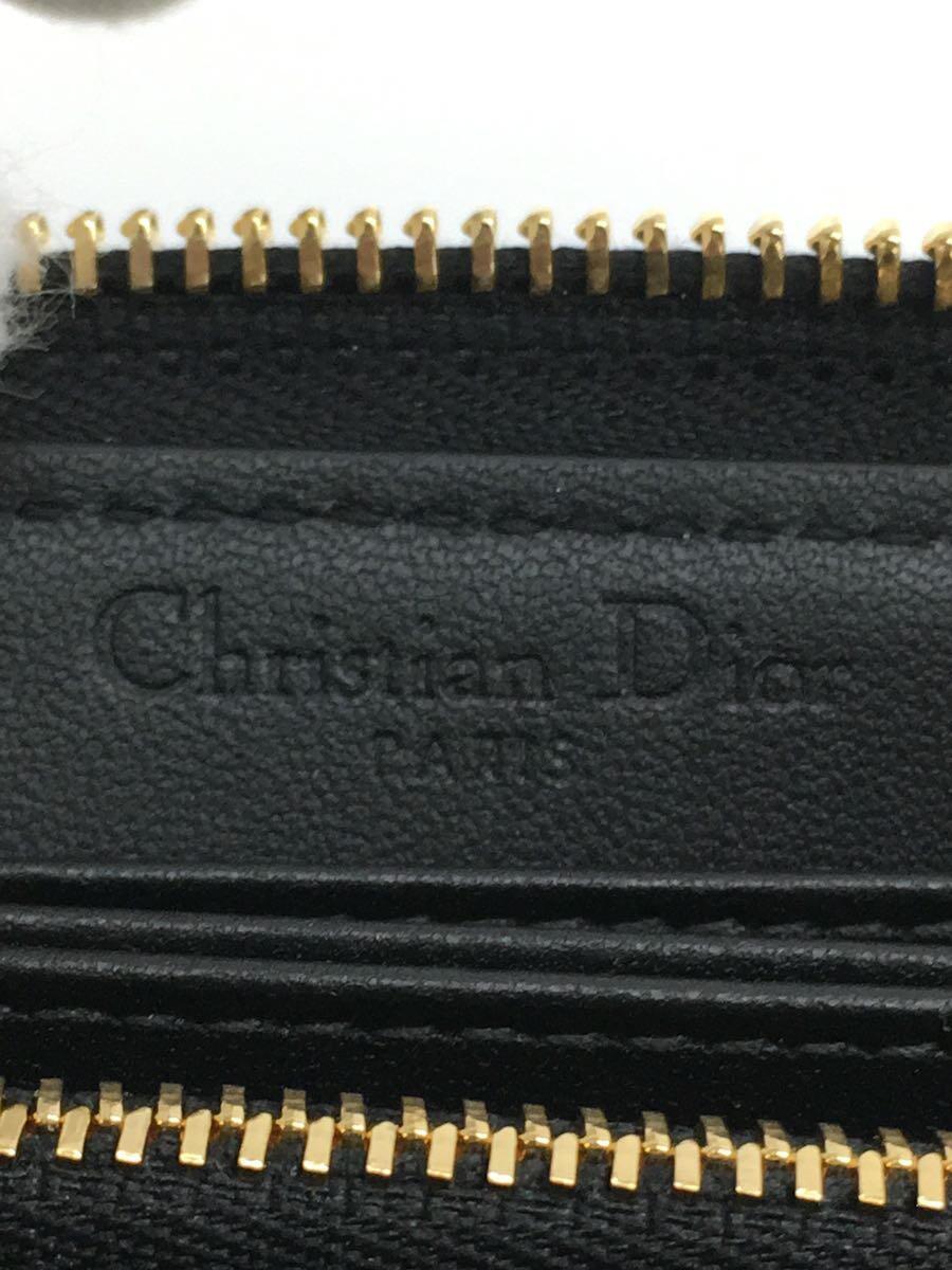 Christian Dior◇長財布/羊革/BLK/レディース - 長財布(小銭 Christian Dior◇長財布/羊革/BLK/レディース - 長財布(小銭