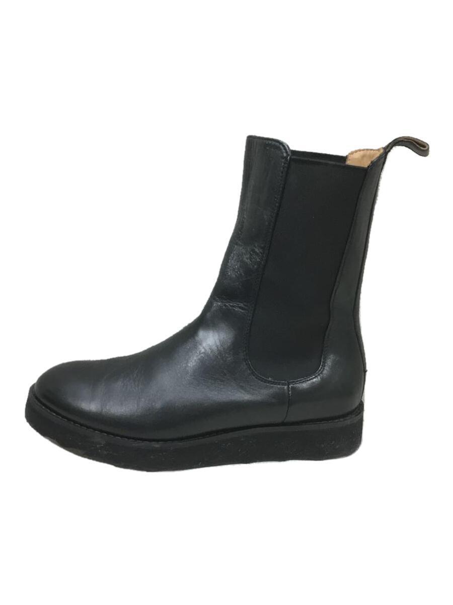 Caminando◆サイドゴアブーツ/US7/BLK/レザー/21-093-510-0000-3-0