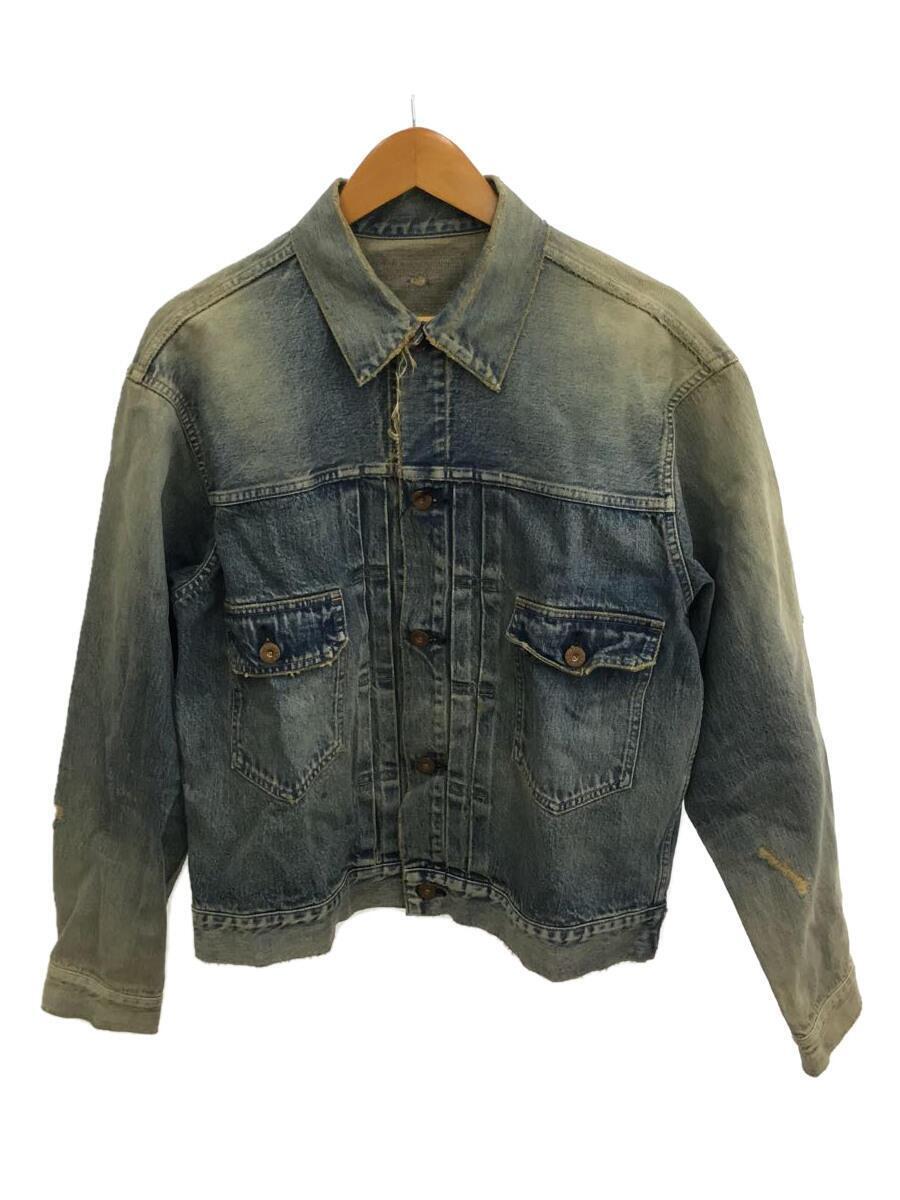 SUGARHILL◆FADED 2nd DENIM JACKET/Gジャン/3/デニム/IDG/無地/22SSSU01