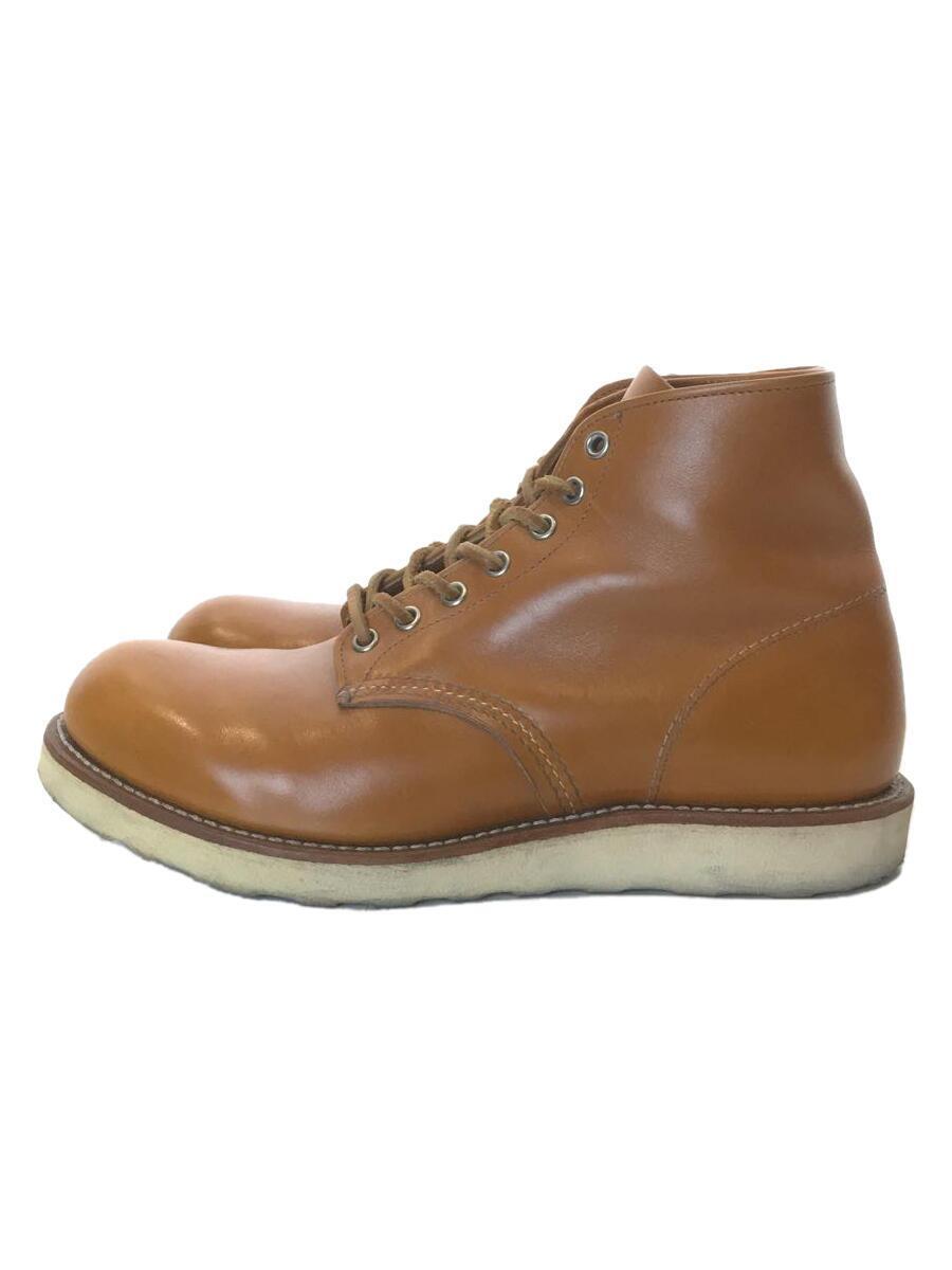 RED WING◆レースアップブーツ/27cm/CML/レザー/9871