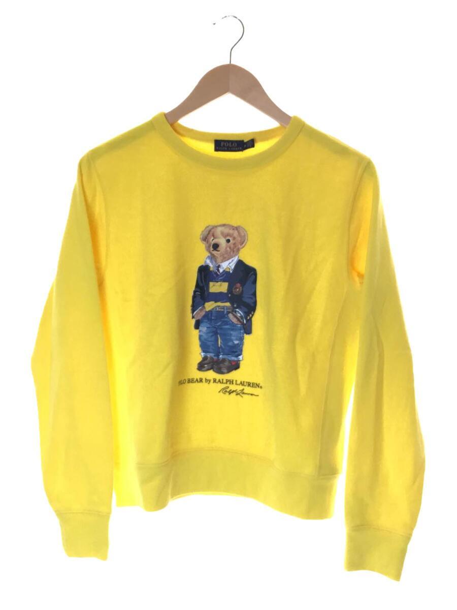 POLO RALPH LAUREN◆POLO BEAR/スウェット/M/コットン/YLW