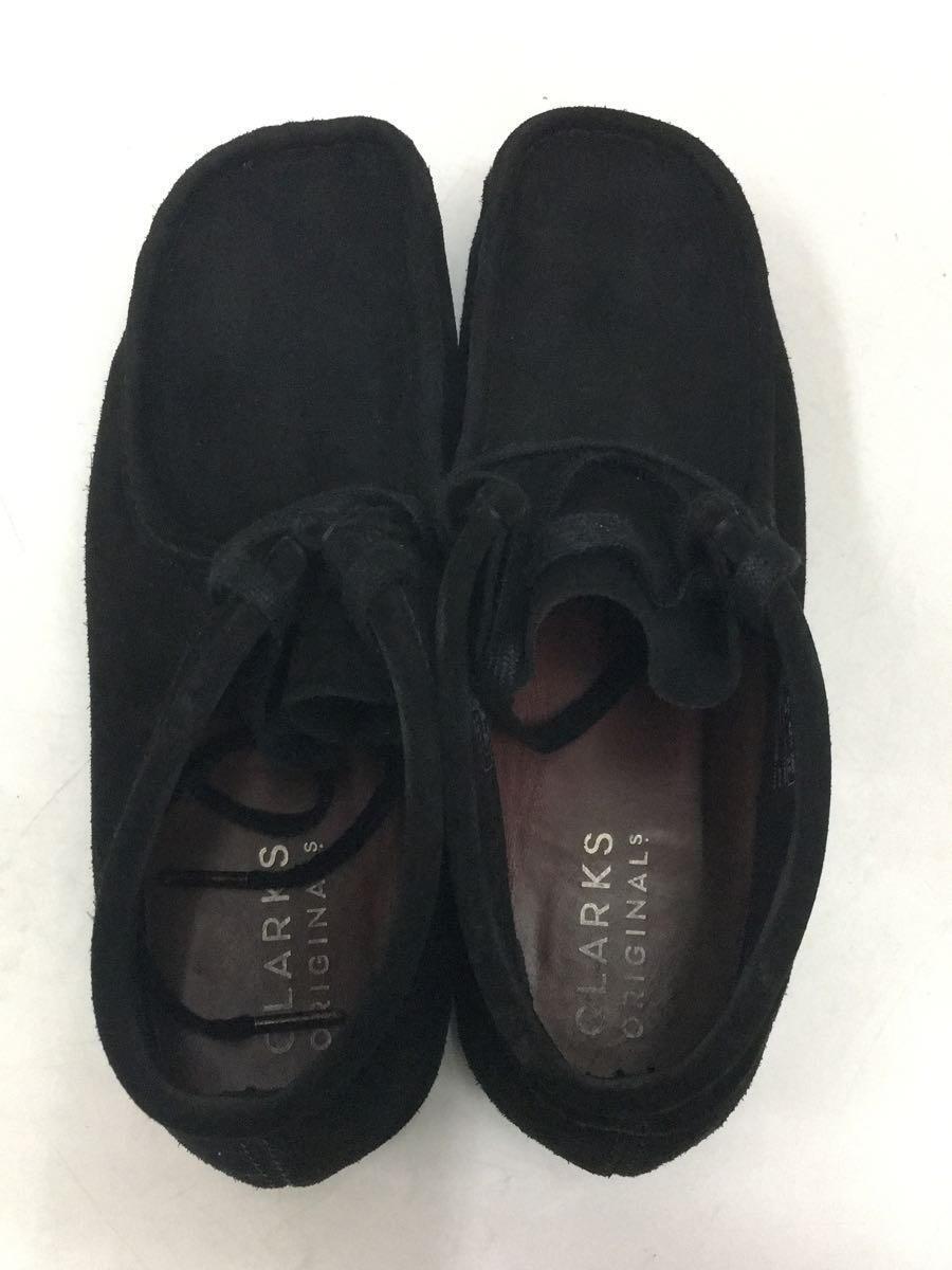 Clarks◆ブーツ/UK8.5/BLK/スウェード/261555177085_画像3