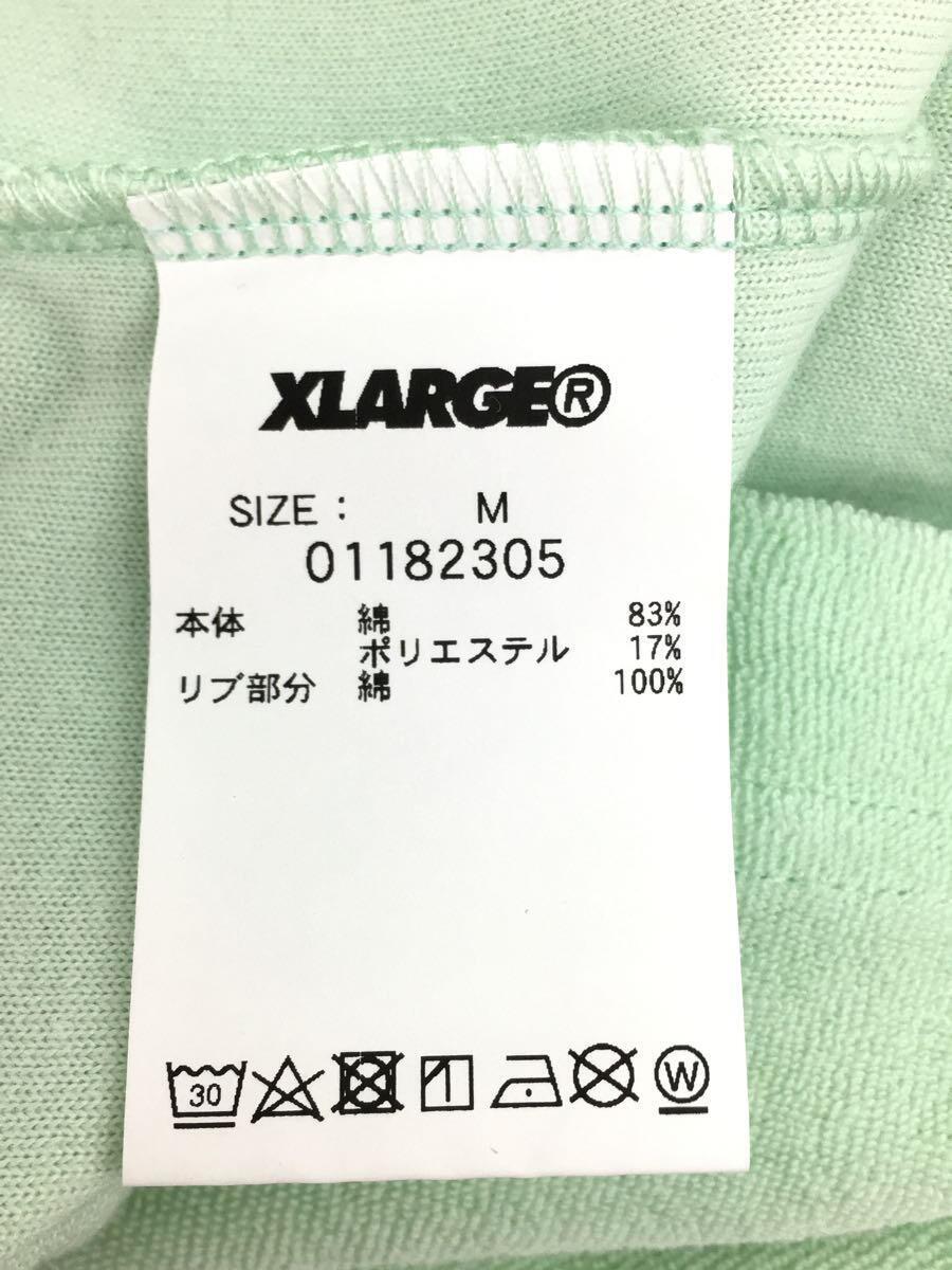 X-LARGE◆Tシャツ/M/コットン/GRN/無地/01182305_画像4