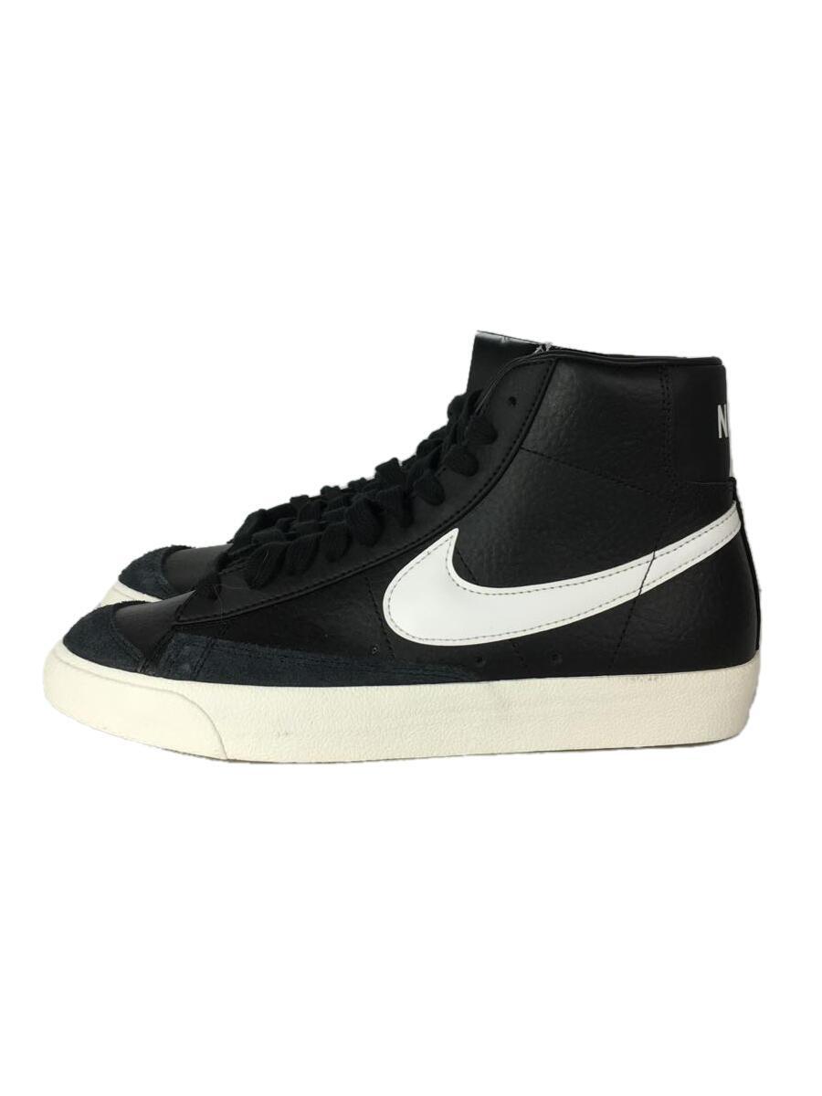 NIKE◆BLAZER MID 77 VNTG/ハイカットスニーカー/26cm/ブラック/bq6806-002_画像1