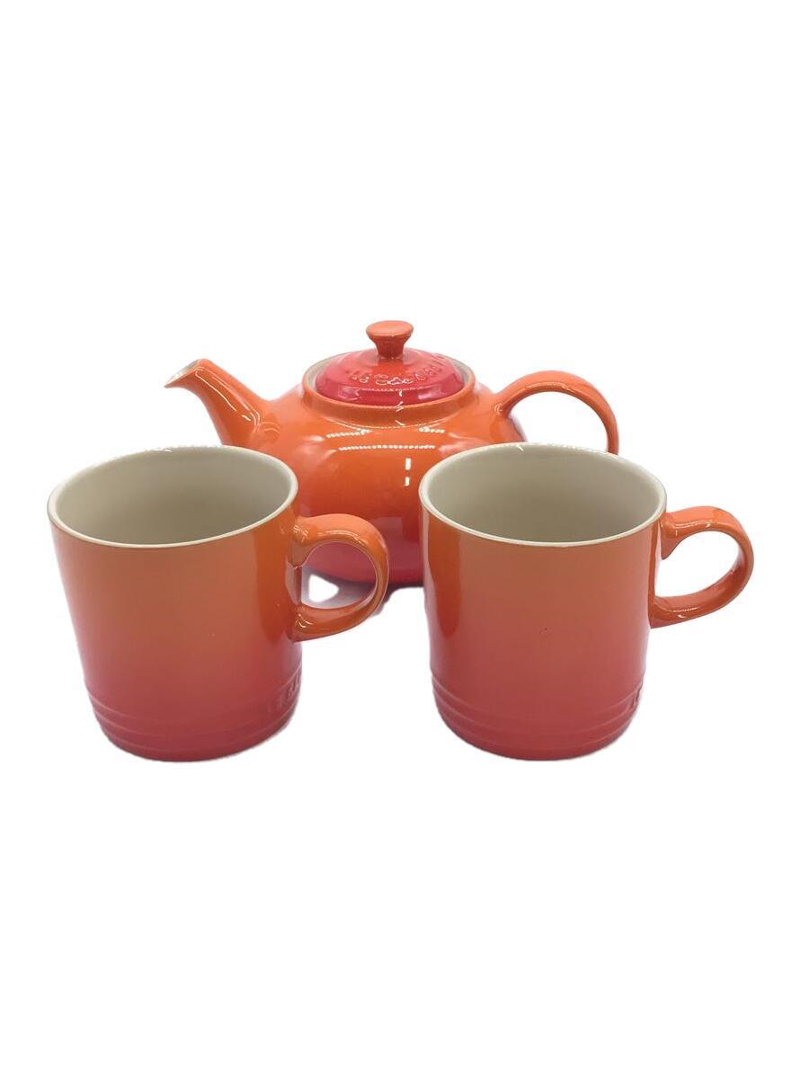 LE CREUSET◆LE CREUSET/ルクルーゼ/TEA FOR TWO/3点セット/ORN_画像1