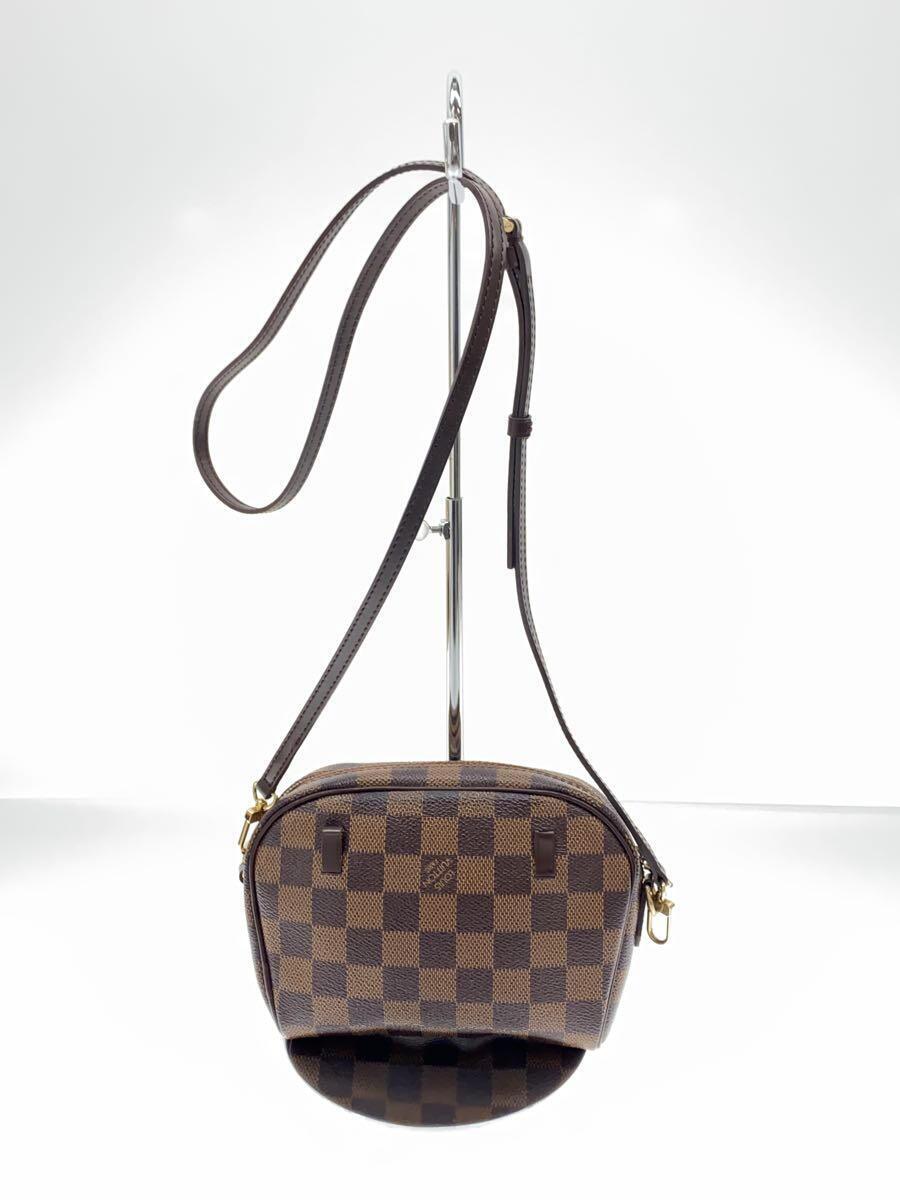 LOUIS VUITTON◆ポシェット・イパネマ_ダミエ・エベヌ_BRW/PVC/BRW_画像3