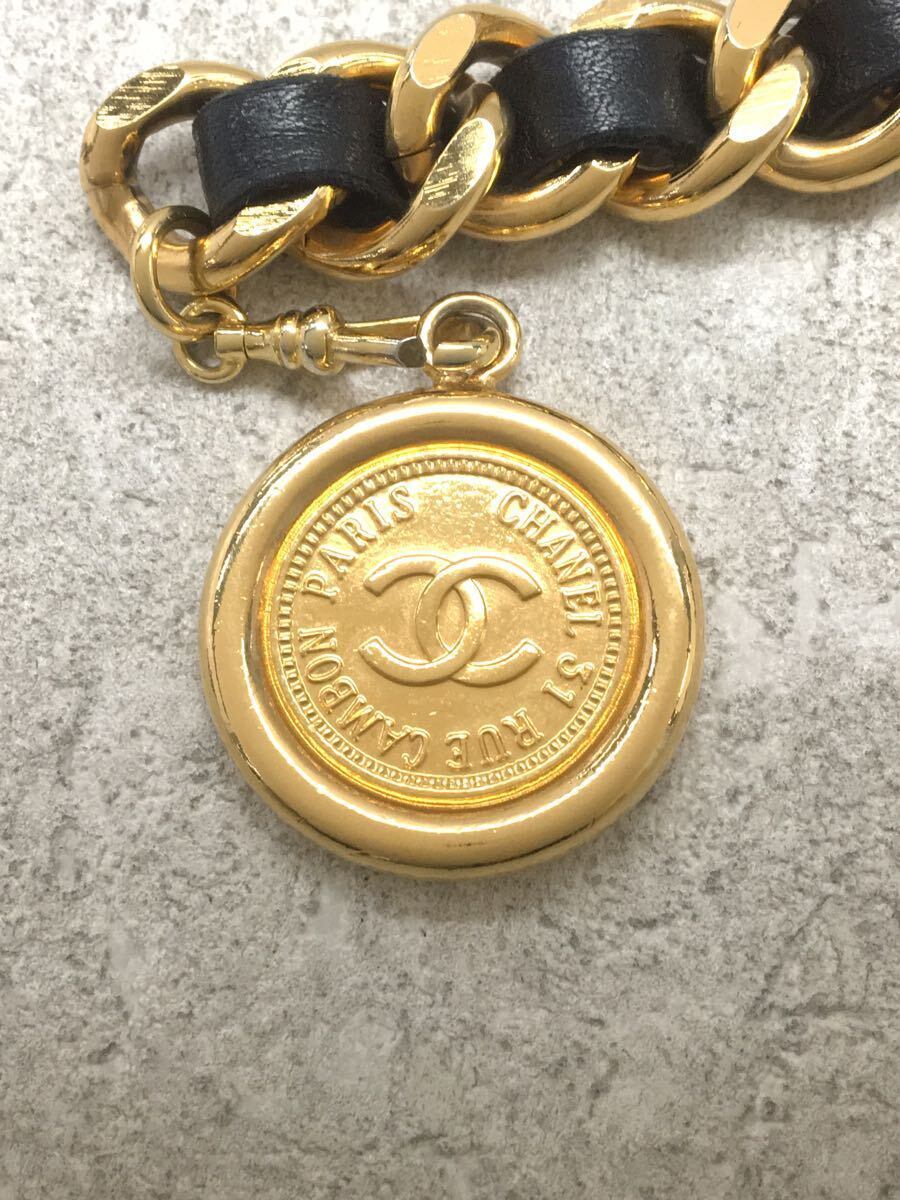 CHANEL◆ベルト/-/GLD/レディース/ヴィンテージアイテム_画像3