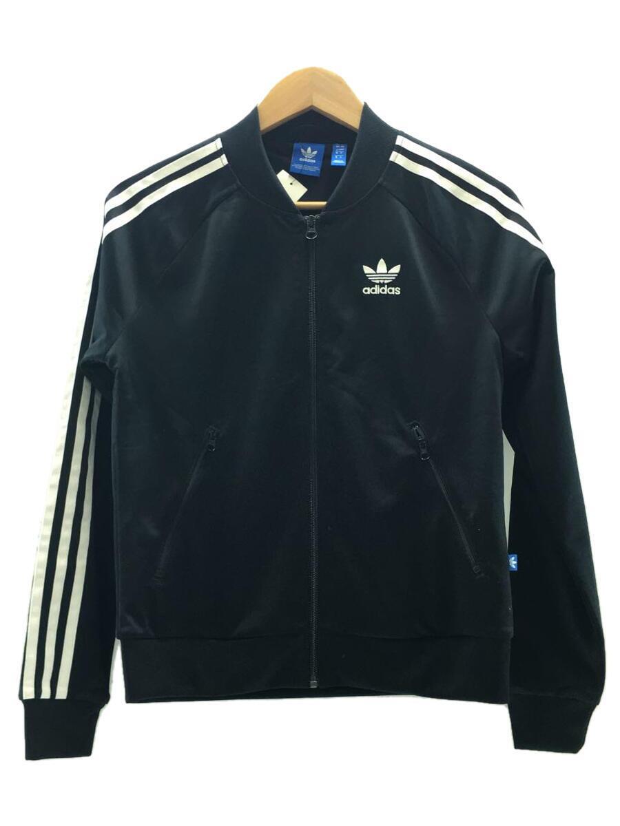 adidas◆WMNS SST TRACK TOP/ジャケット/L/ポリエステル/BLK/BK5931の画像1