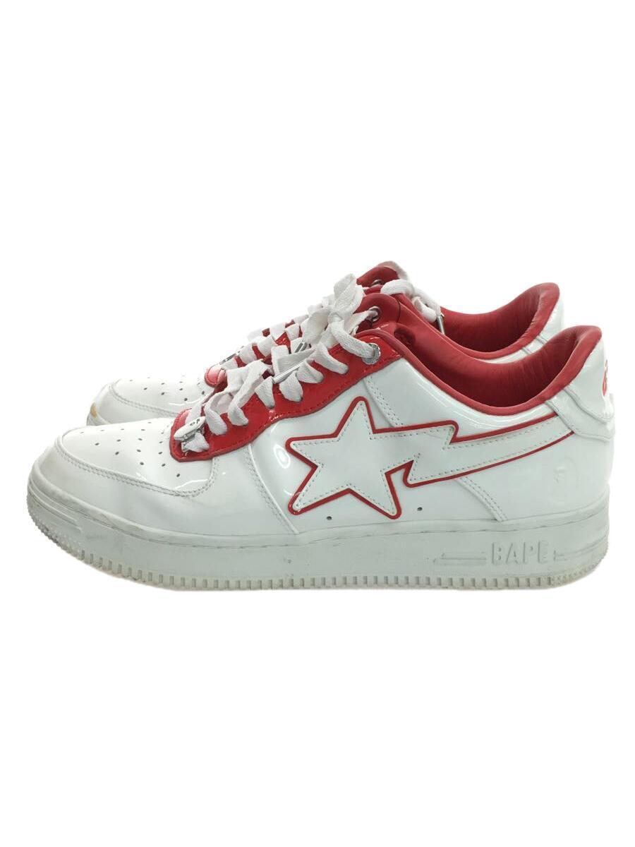 BAPE STA!◆ローカットスニーカー/28cm/WHT/001FWJ3010171_画像1