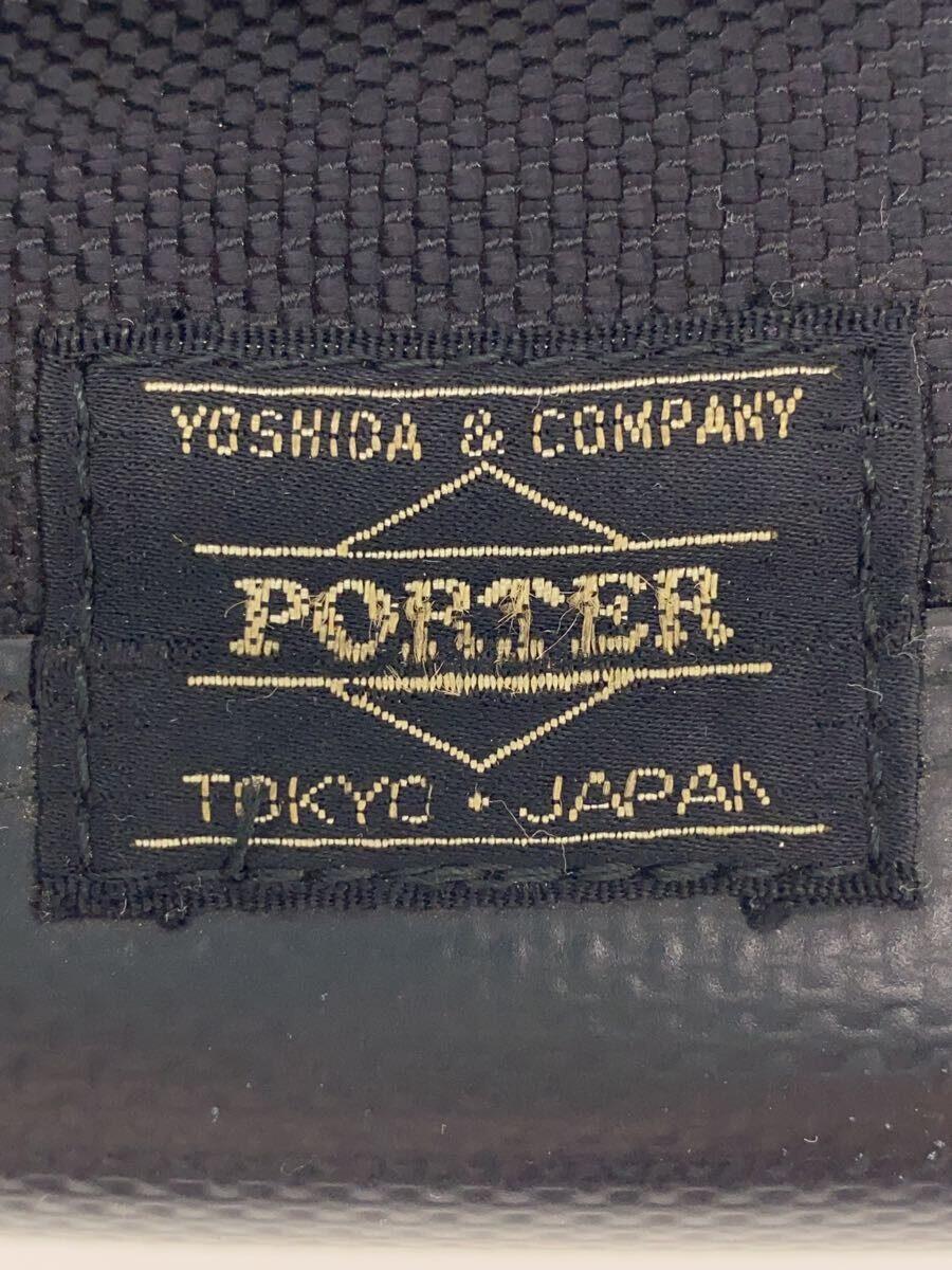 PORTER◆2つ折り財布/-/BLK/メンズ_画像3