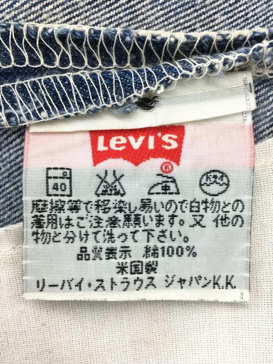 Levi’s◆ストレートパンツ/30/デニム/IDG/無地/501XX_画像5