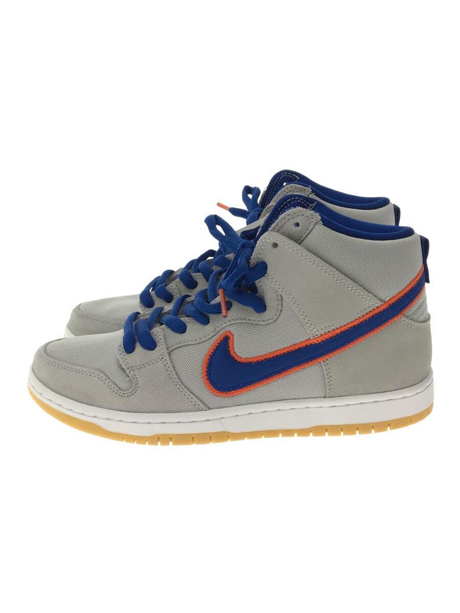 NIKE◆SB DUNK HIGH PRM_SB ダンク HIGH PRM/26.5cm/GRY/スウェード