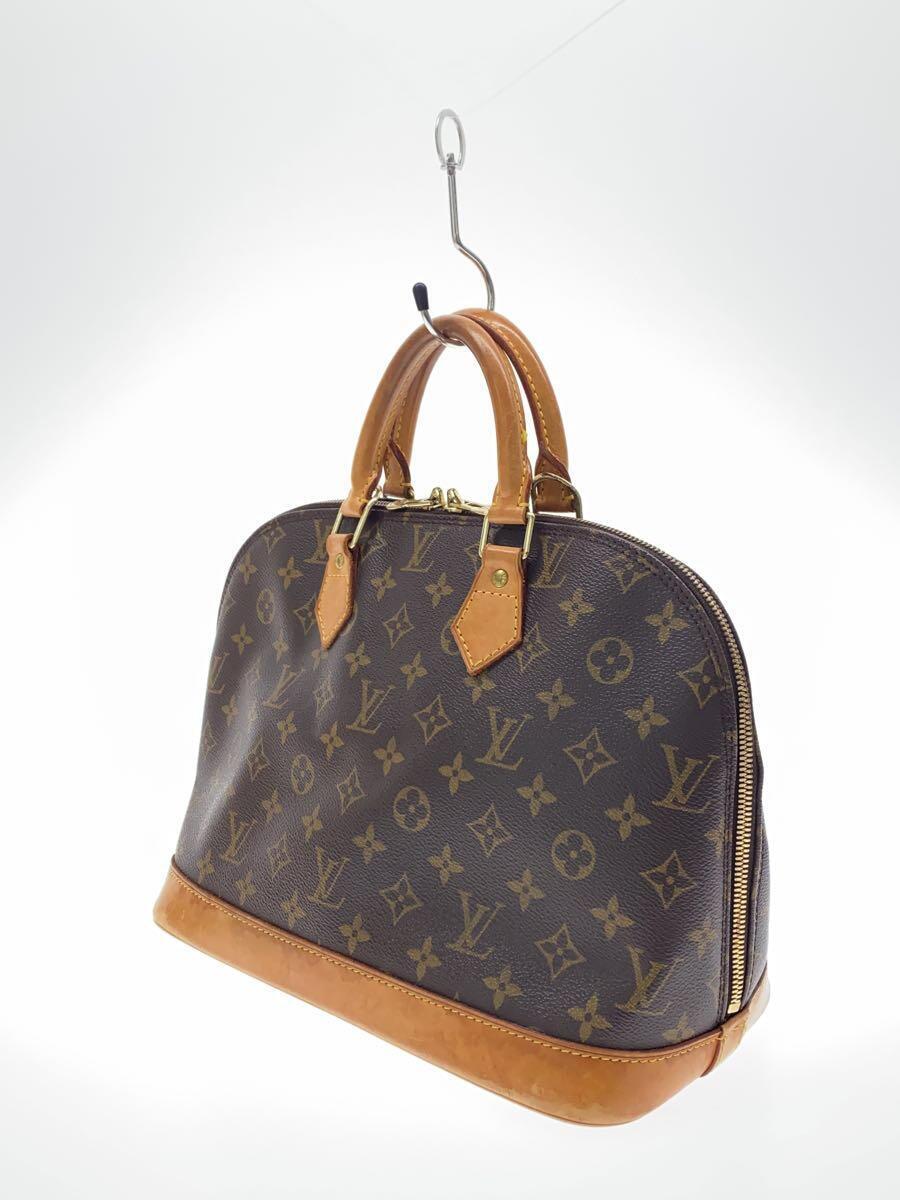 LOUIS VUITTON◆アルマ_モノグラム・キャンバス_BRW/PVC/BRW_画像2