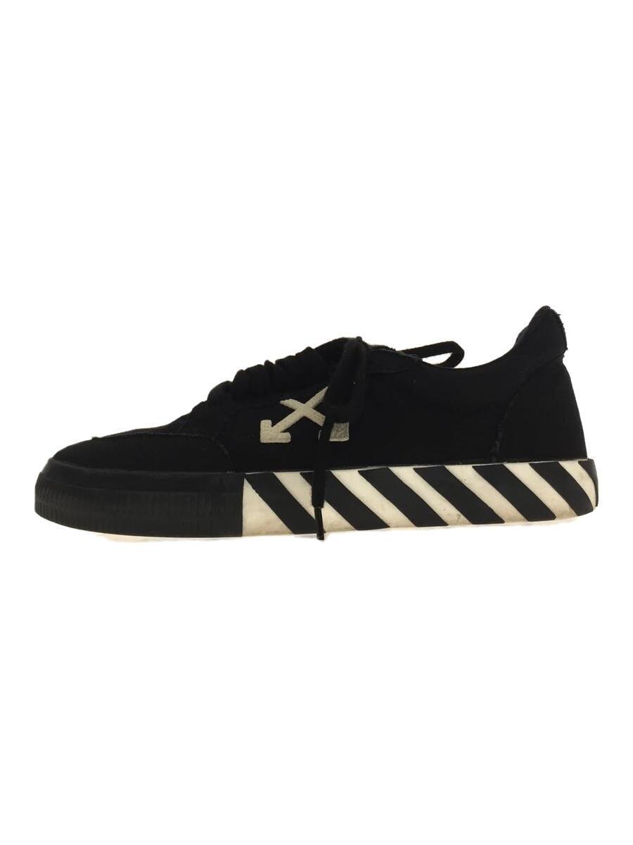 OFF-WHITE◆ローカットスニーカー/44/BLK/キャンバス_画像1