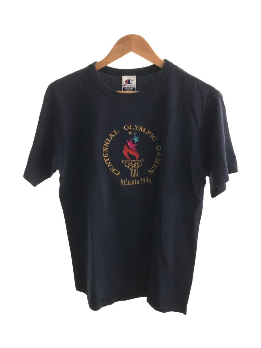 Champion◆Tシャツ/M/コットン/NVY_画像1