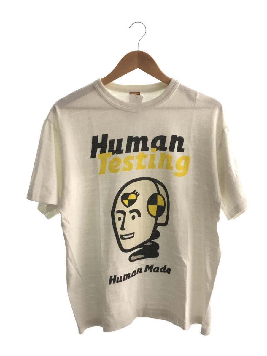 HUMAN MADE◆Tシャツ/L/コットン/WHT